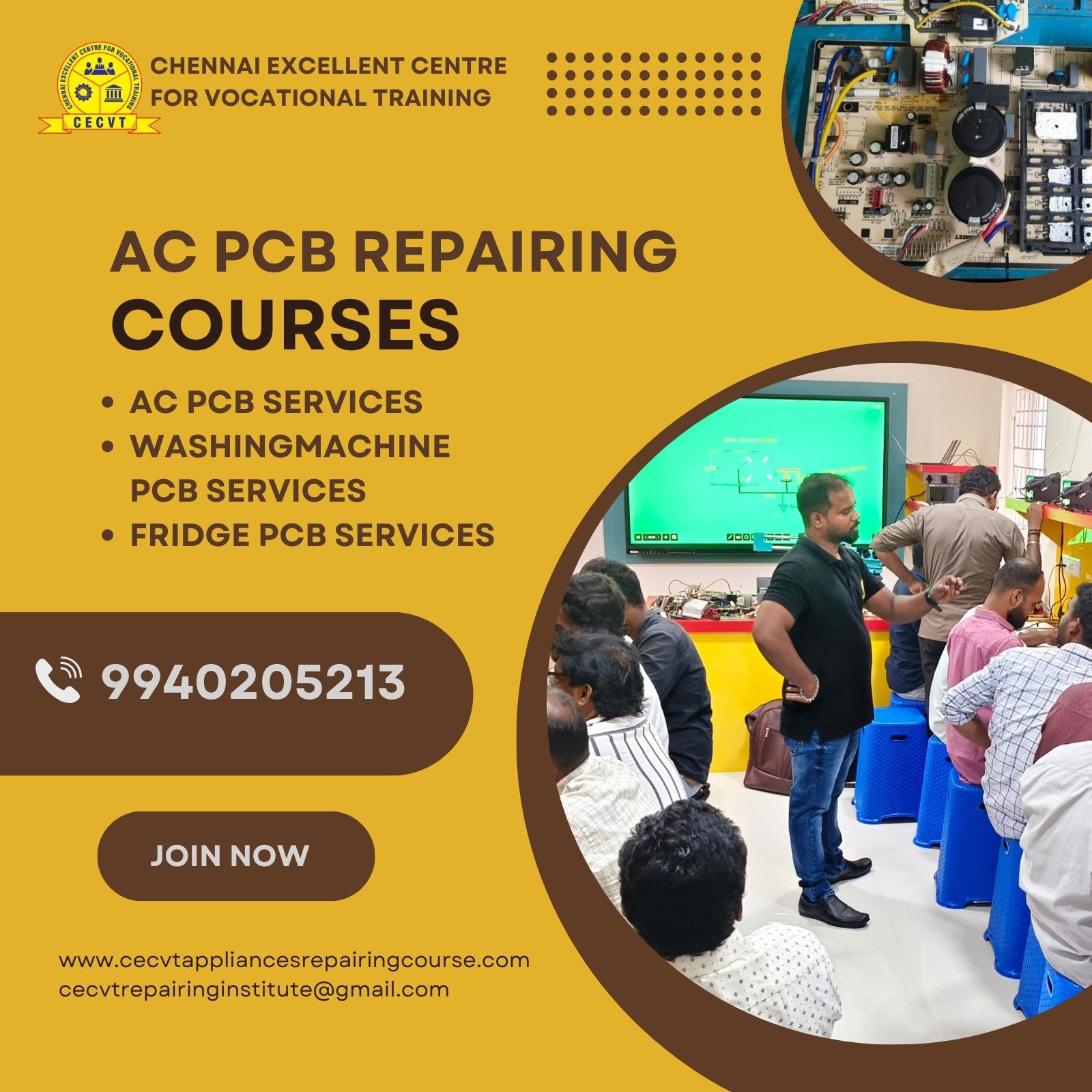 AC PCB Repairing Course in North 24 Parganas, West Bengal