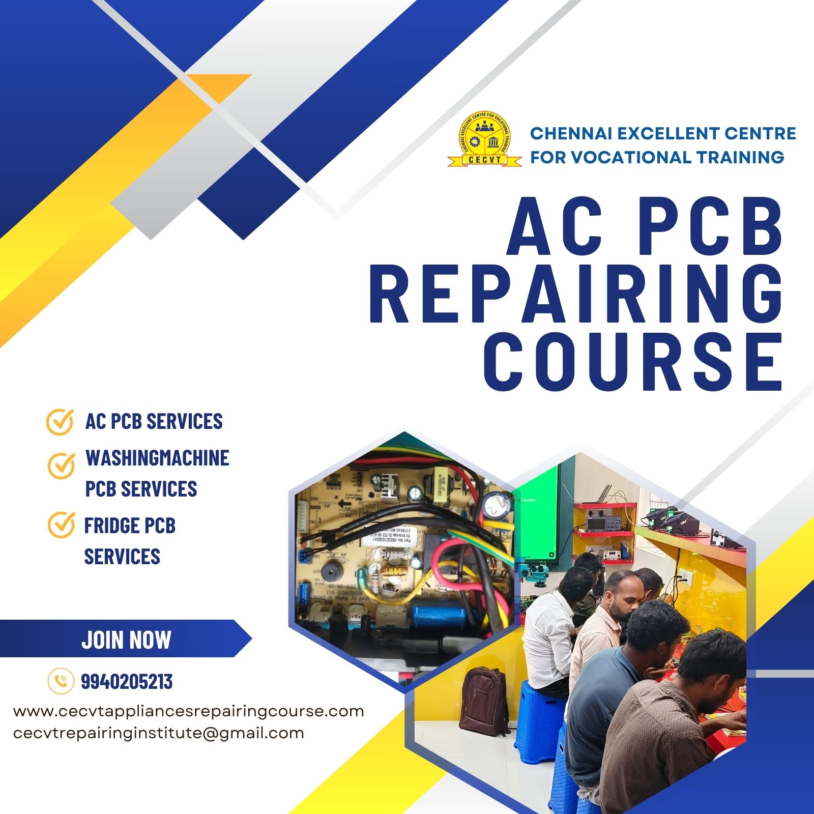 AC PCB Repairing Course in North 24 Parganas, West Bengal