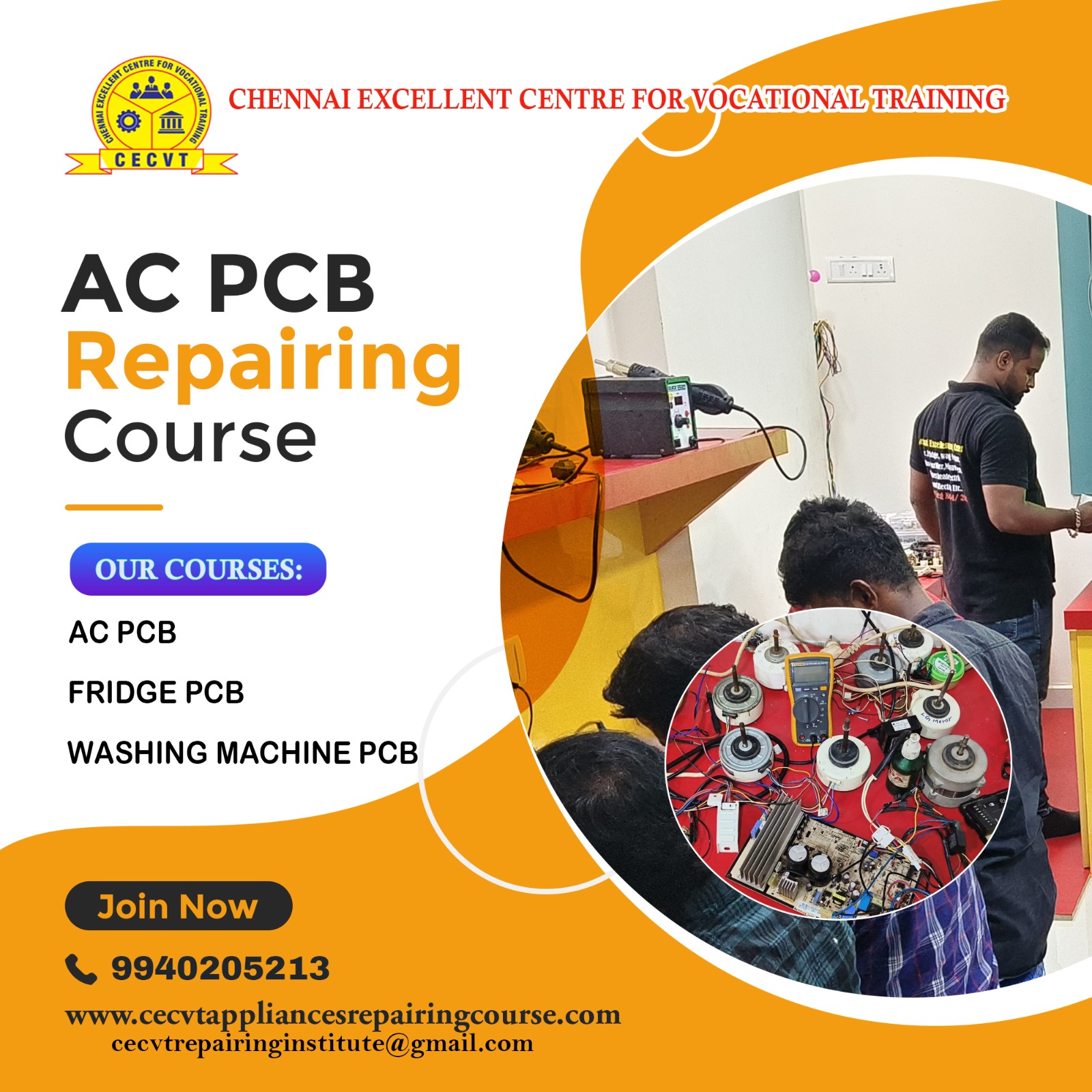 AC PCB Repairing Course in Chitrakoot, Madhya Pradesh