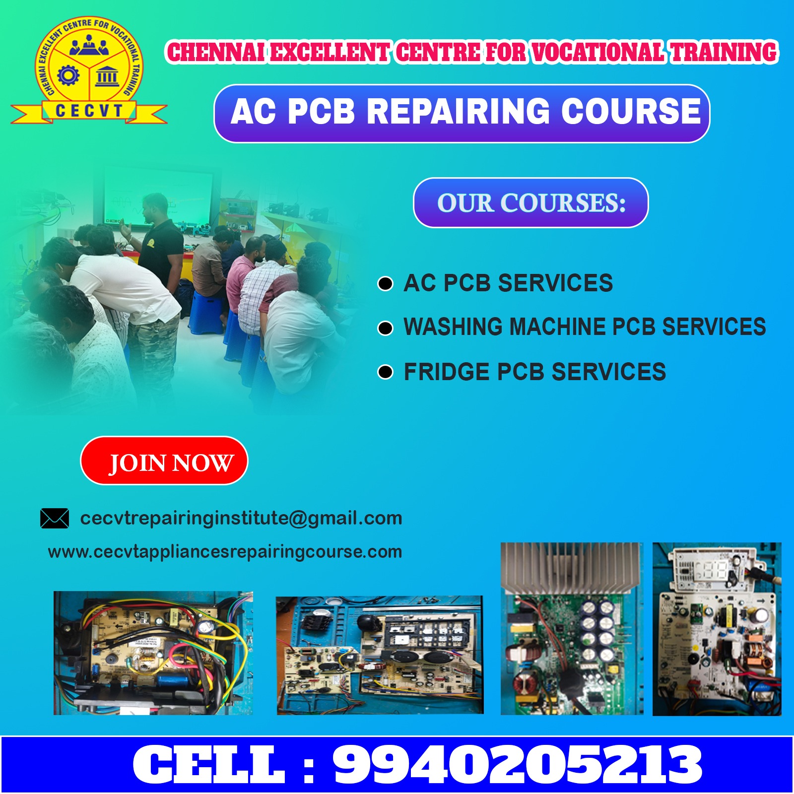 AC PCB Repairing Course in North 24 Parganas, West Bengal