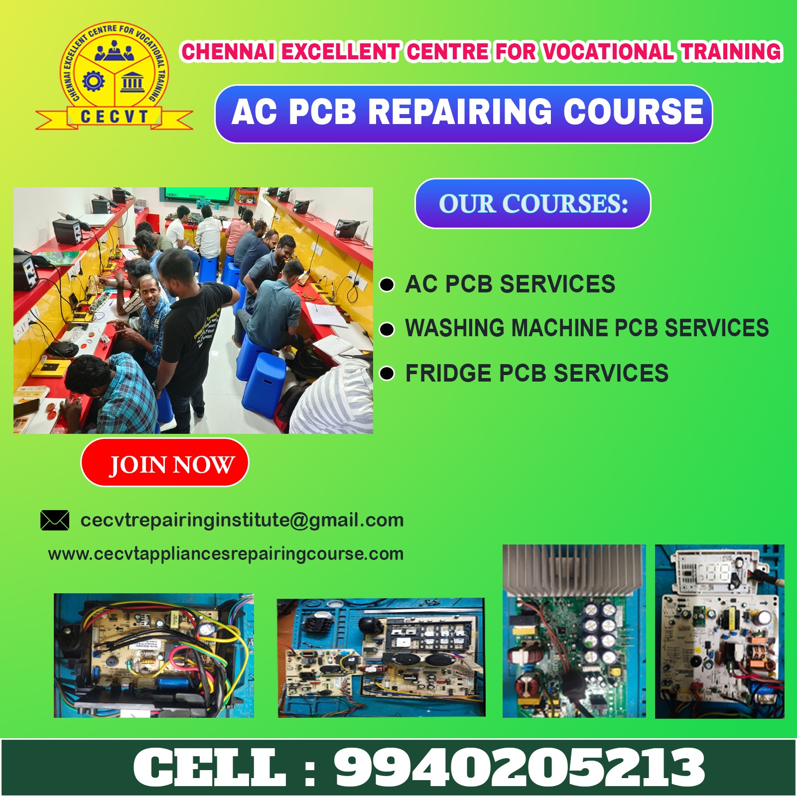 AC PCB Repairing Course in North 24 Parganas, West Bengal