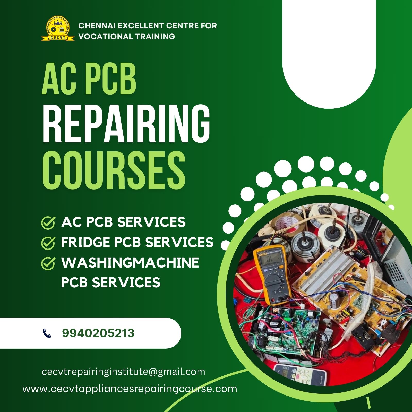 AC PCB Repairing Course in North 24 Parganas, West Bengal