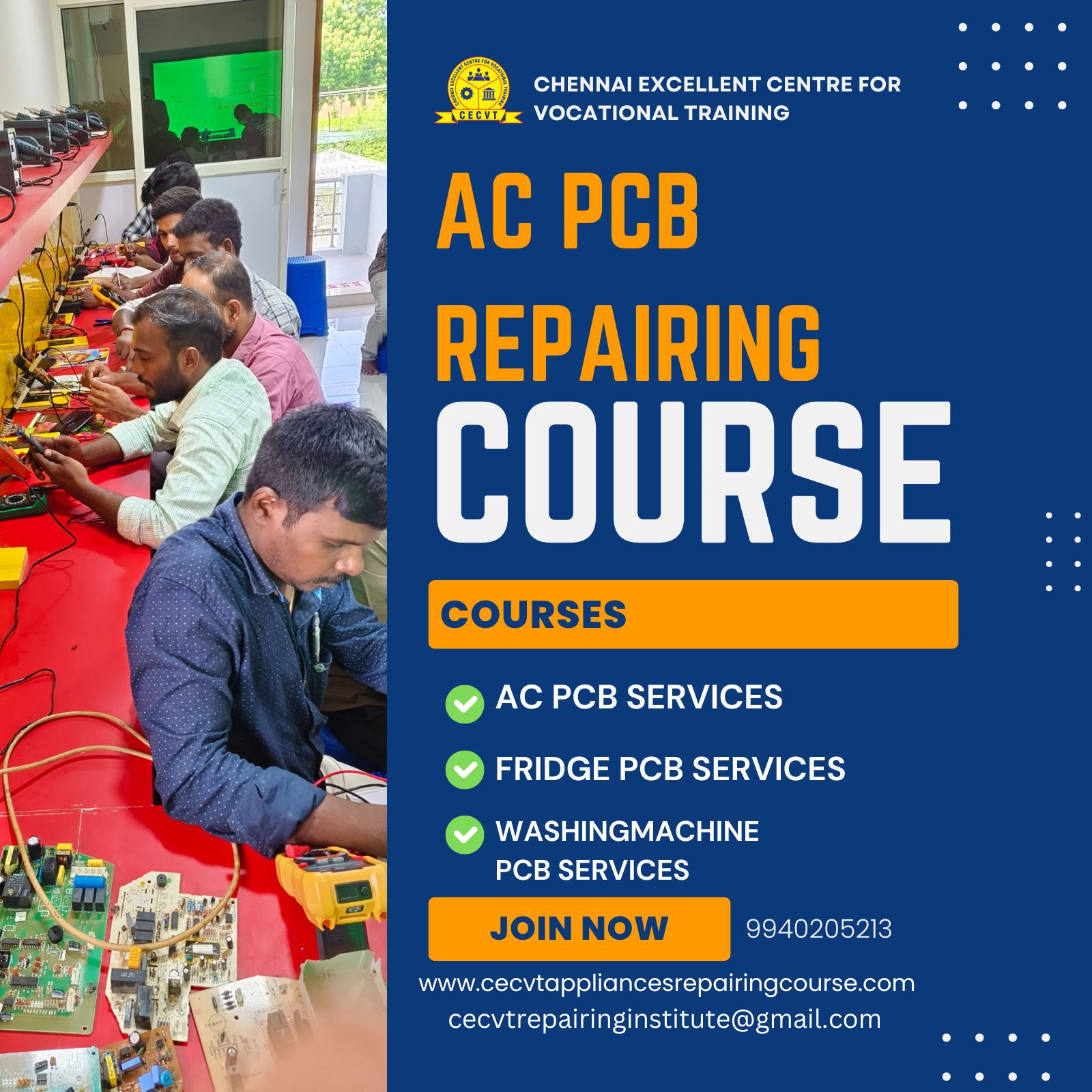 AC PCB Repairing Course in Paschim Medinipur, West Bengal