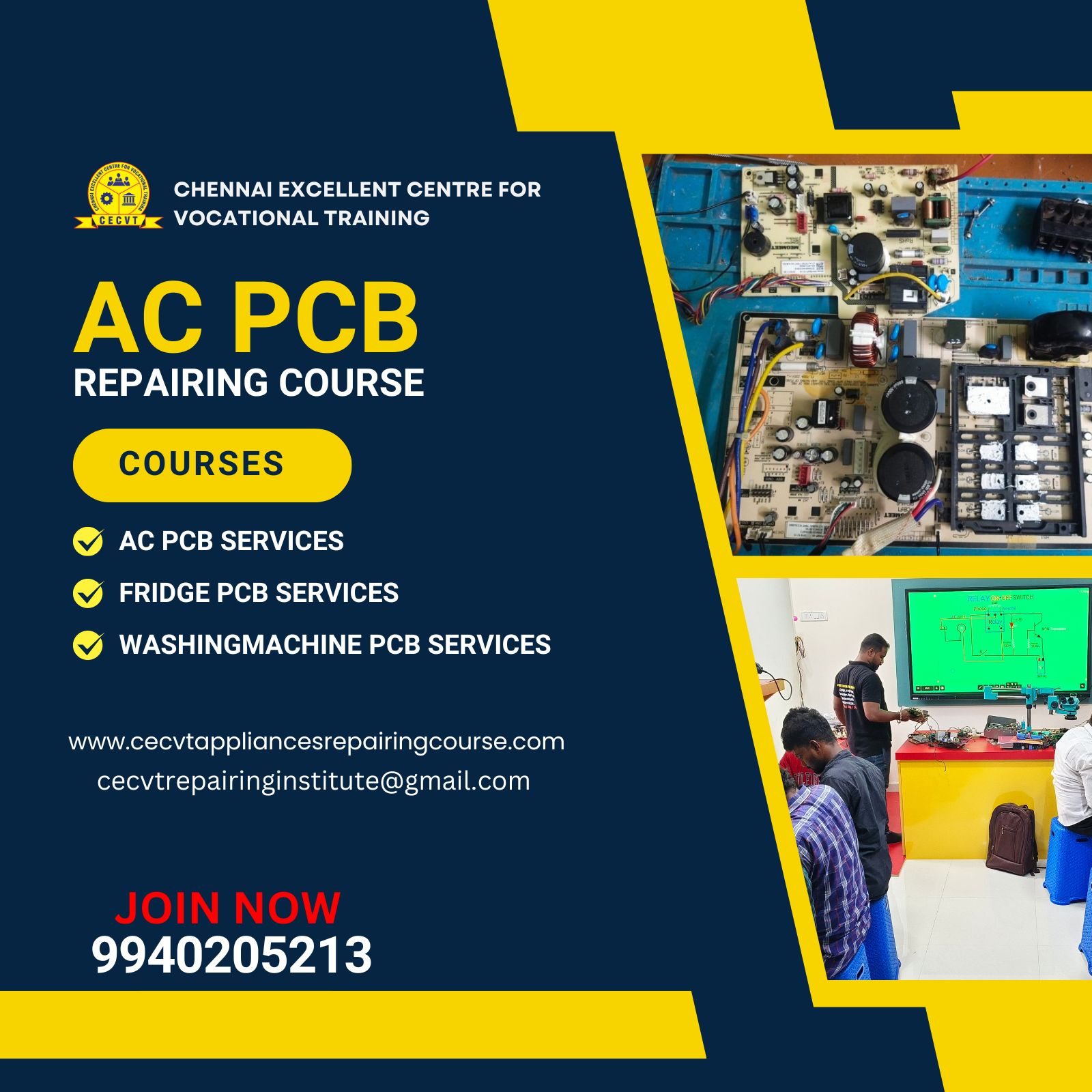 AC PCB Repairing Course in Paschim Medinipur, West Bengal