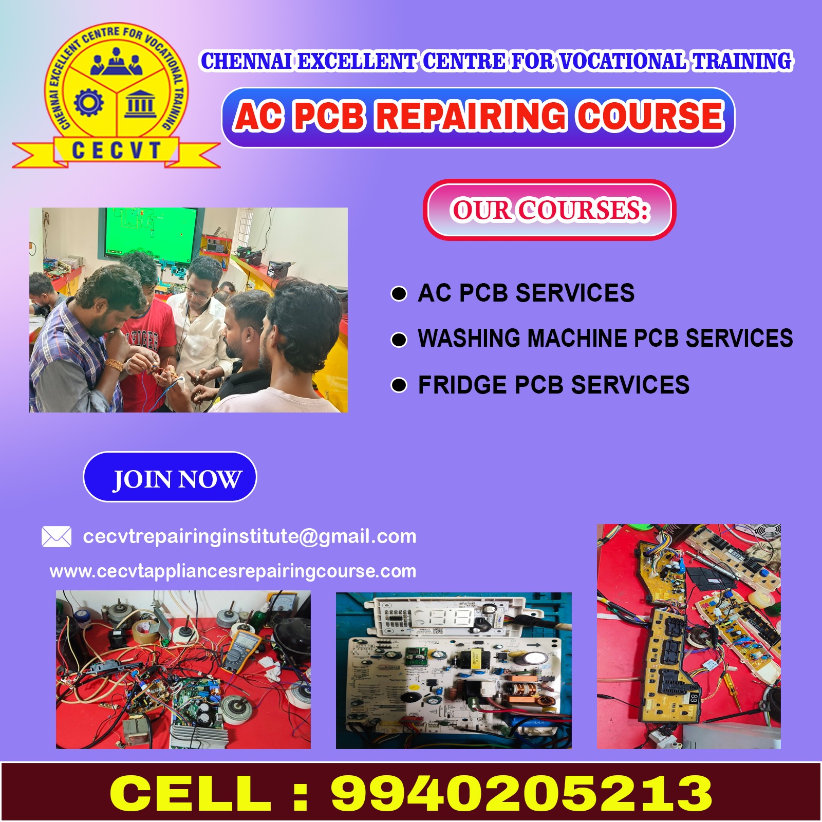 AC PCB Repairing Course in Paschim Medinipur, West Bengal