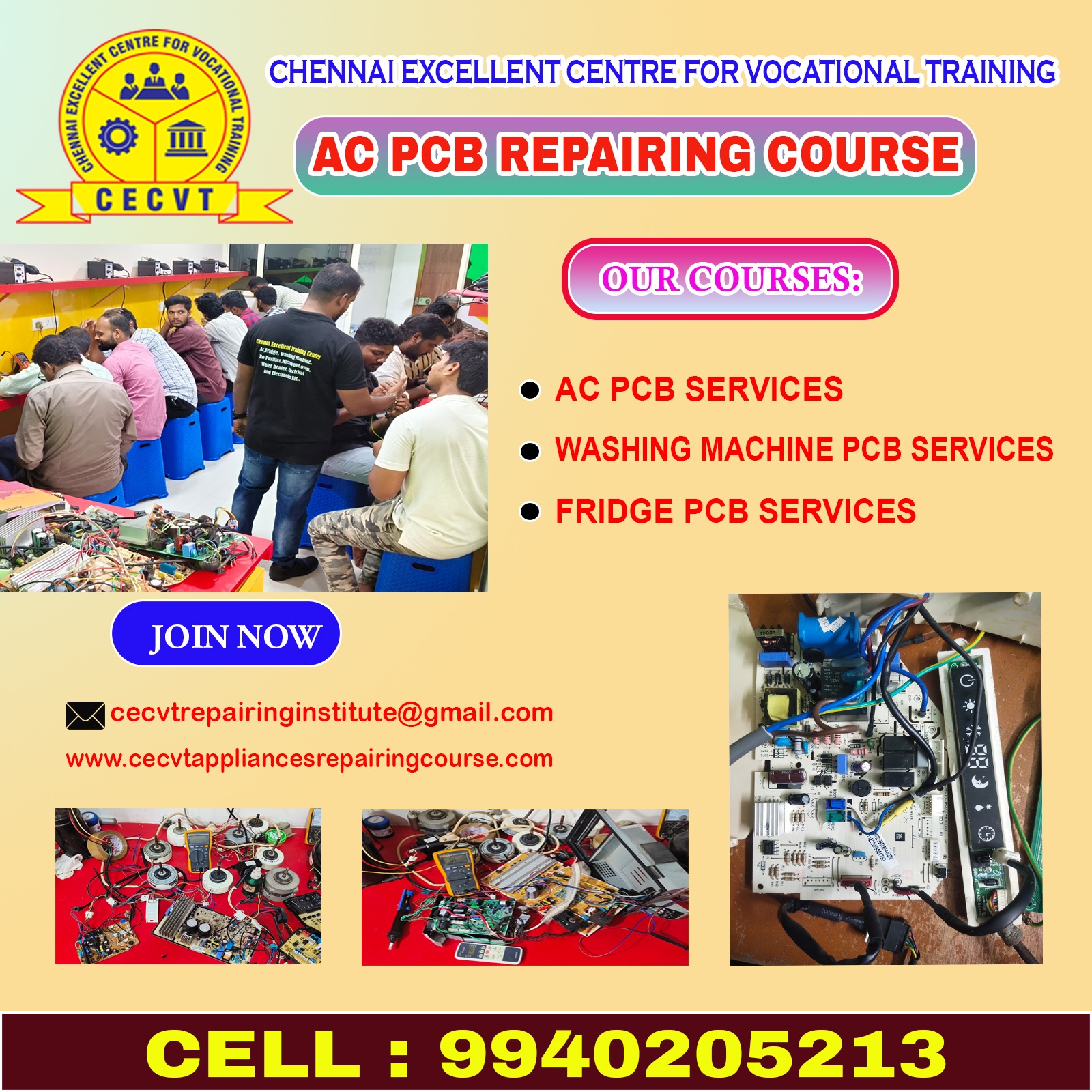 AC PCB Repairing Course in Purba Medinipur, West Bengal