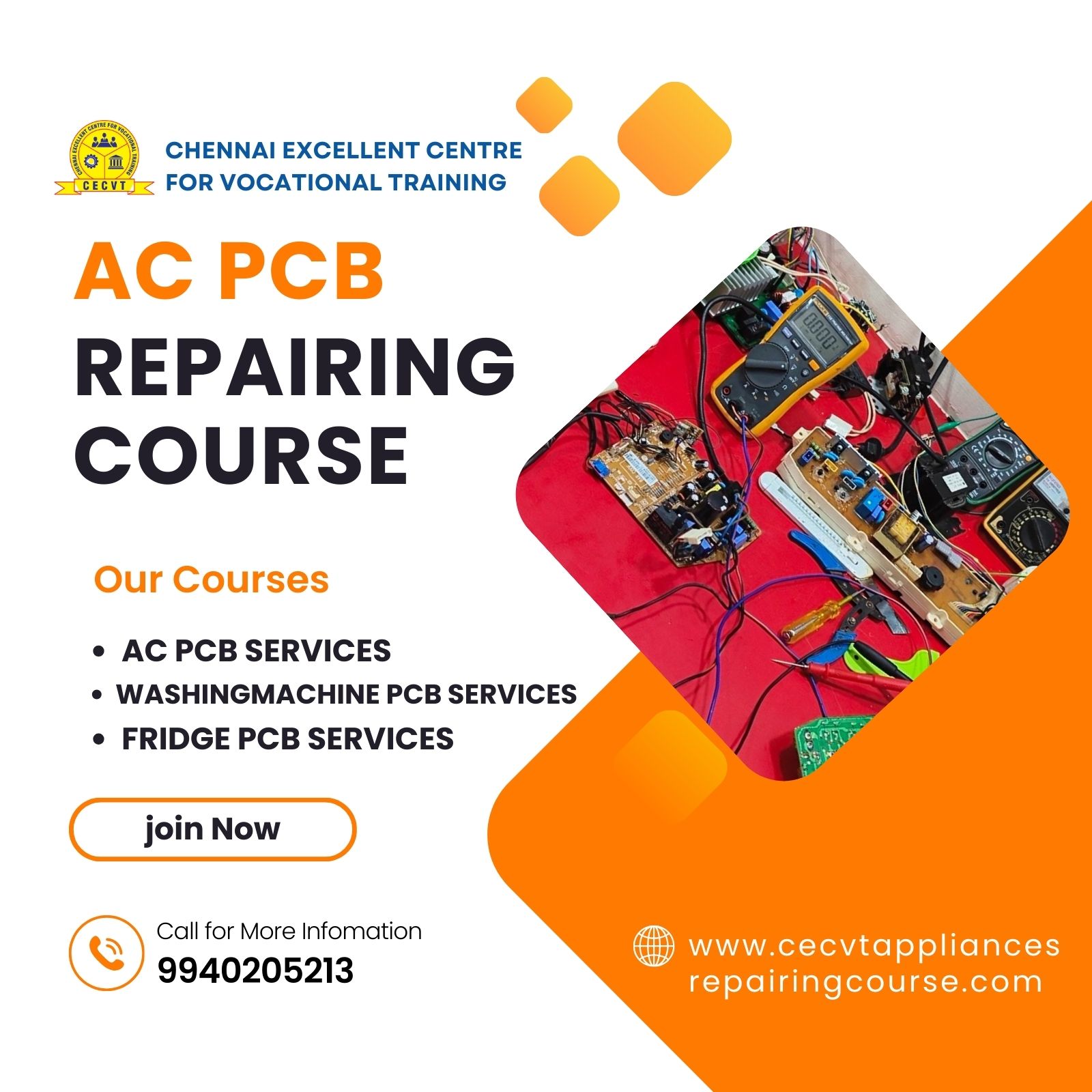 AC PCB Repairing Course in Purba Medinipur, West Bengal