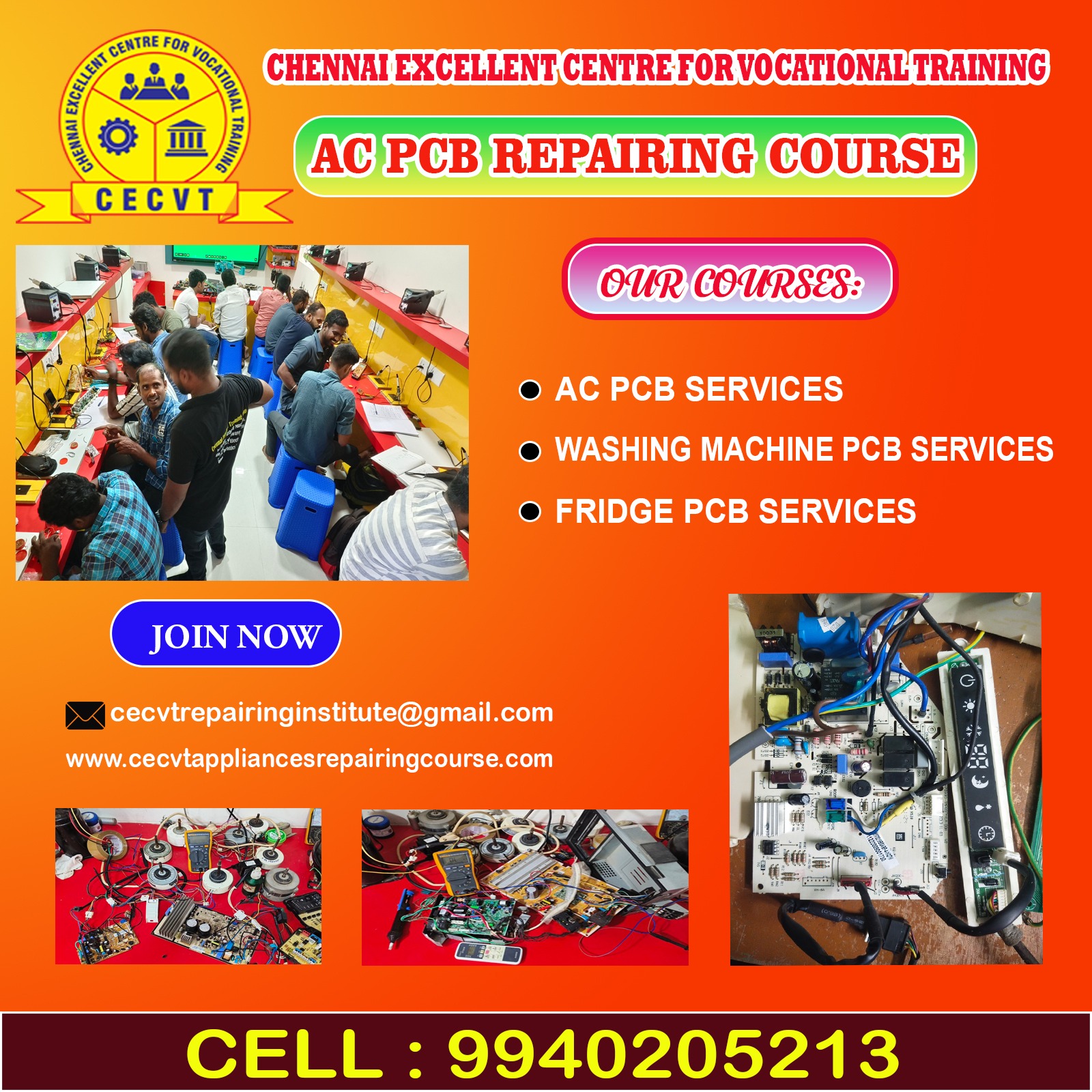 AC PCB Repairing Course in Purba Medinipur, West Bengal