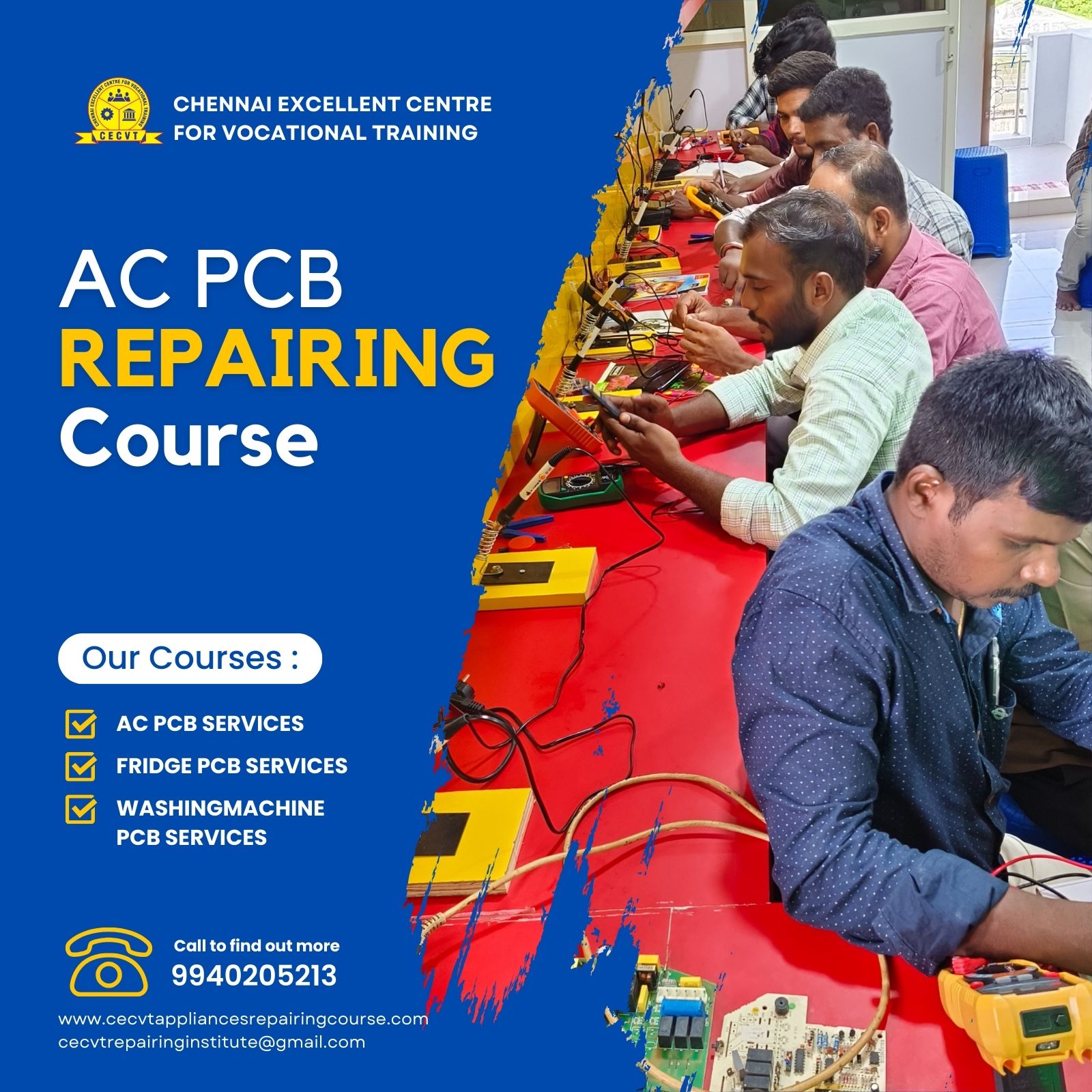 AC PCB Repairing Course in Purulia, West Bengal