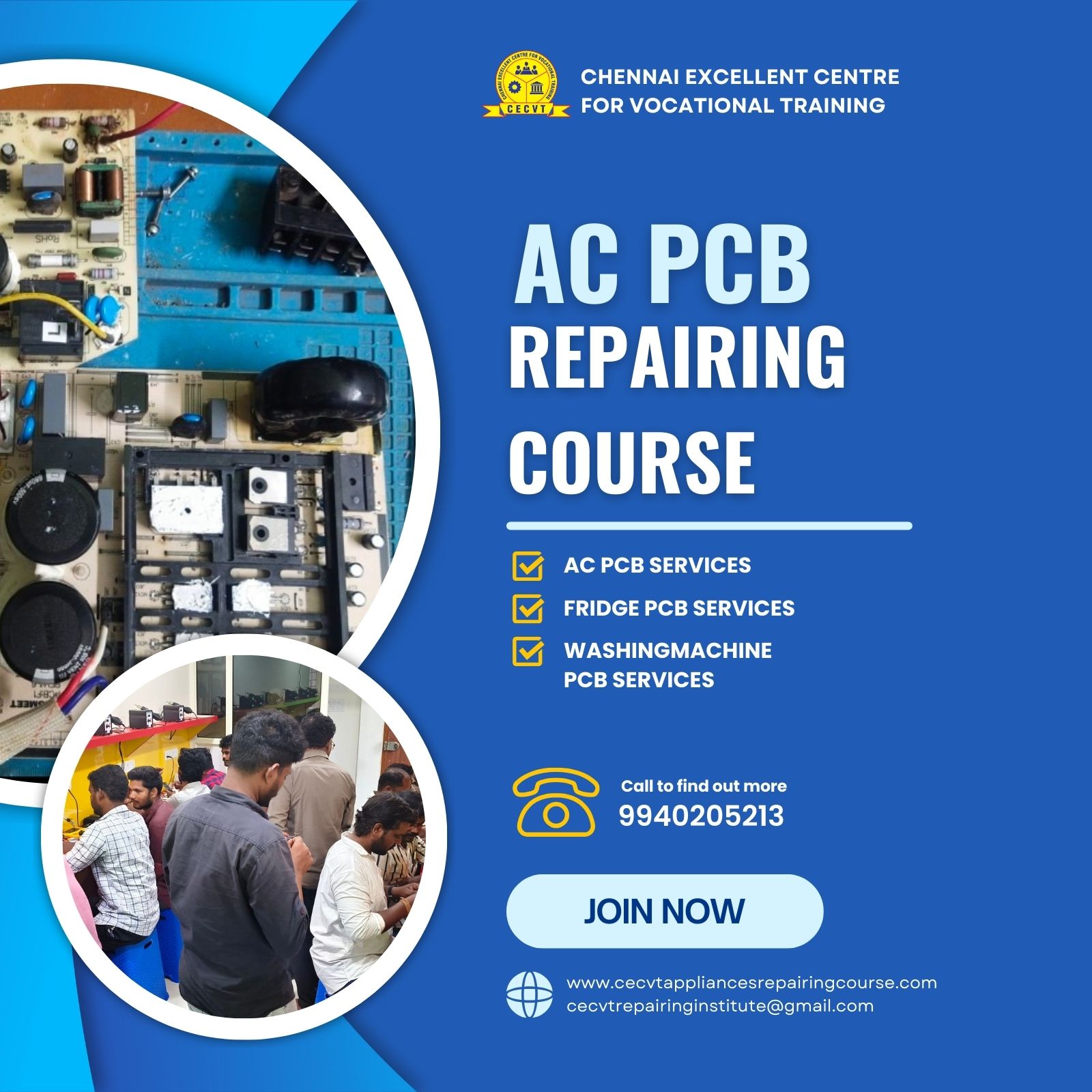 AC PCB Repairing Course in Purulia, West Bengal