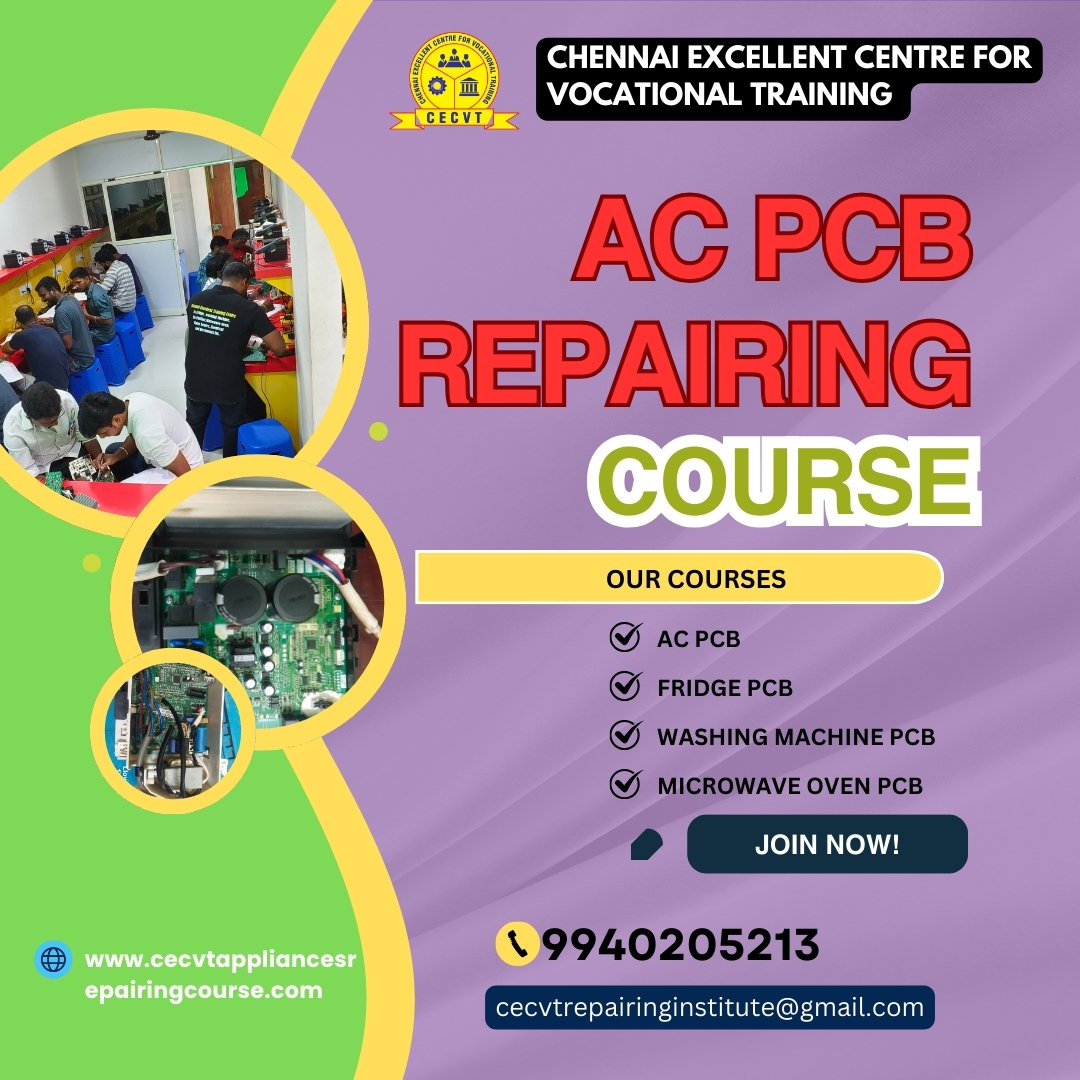 Excellent AC PCB Repairing Course Delhi