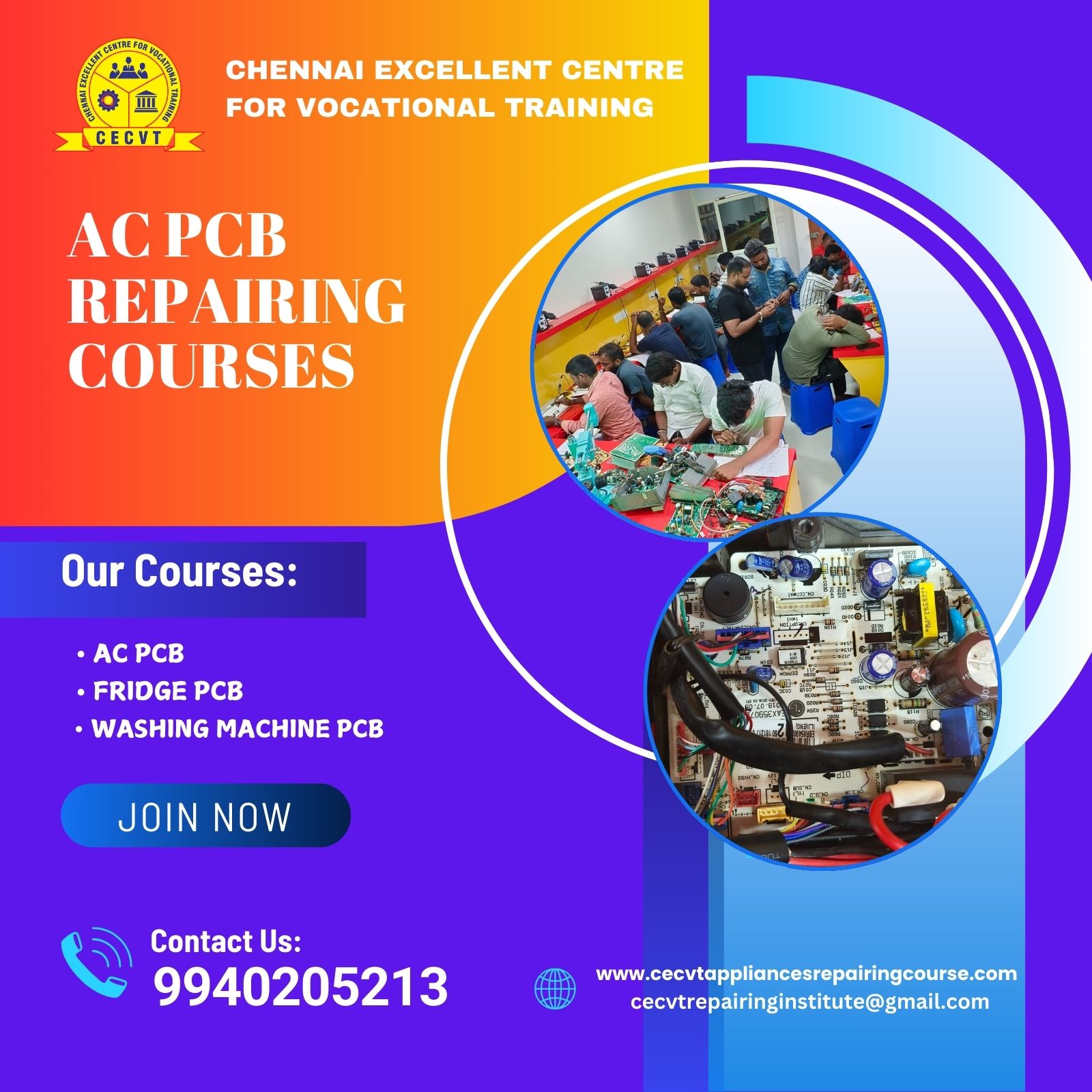 AC PCB Repairing Course in Purulia, West Bengal