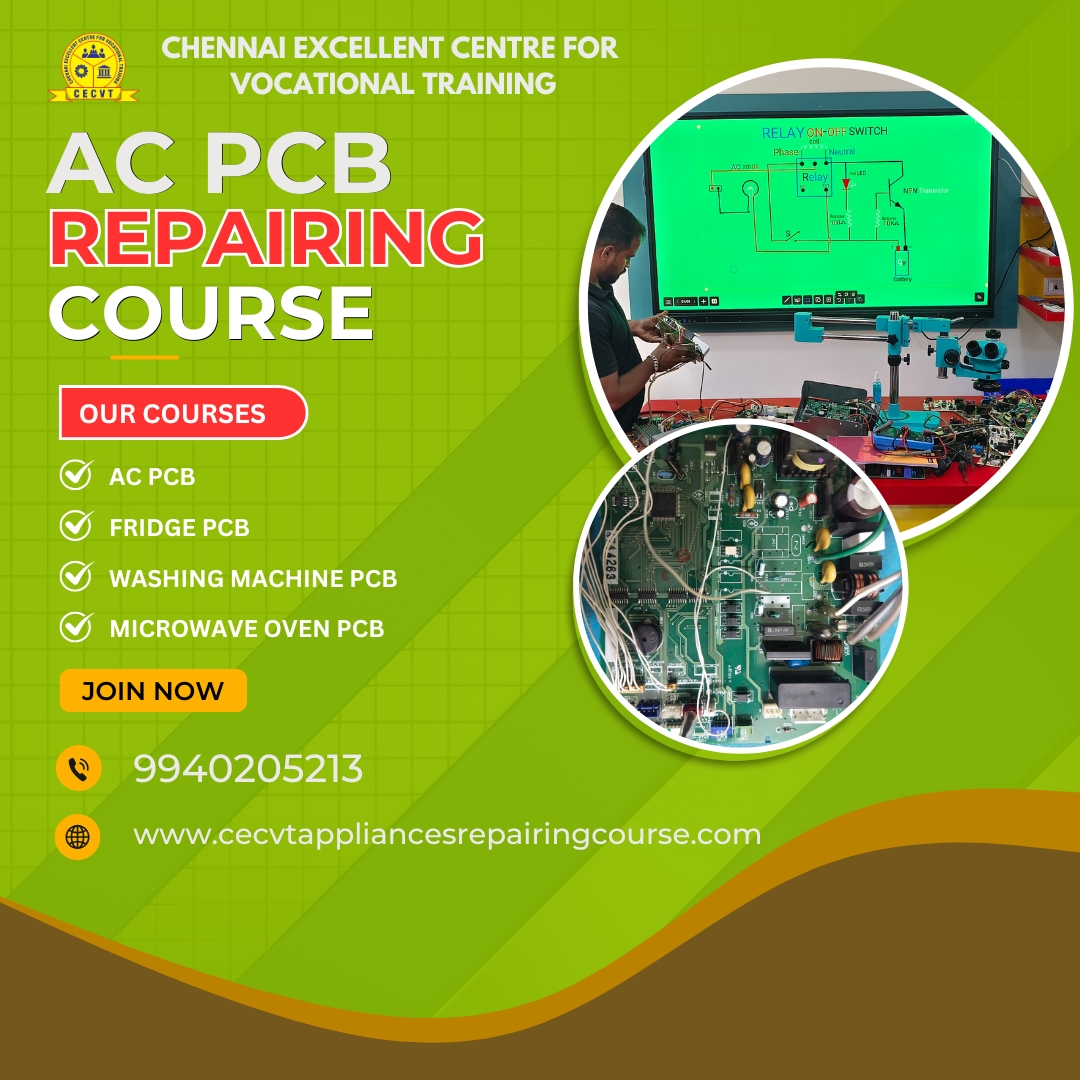 Excellent AC PCB Repairing Course Delhi