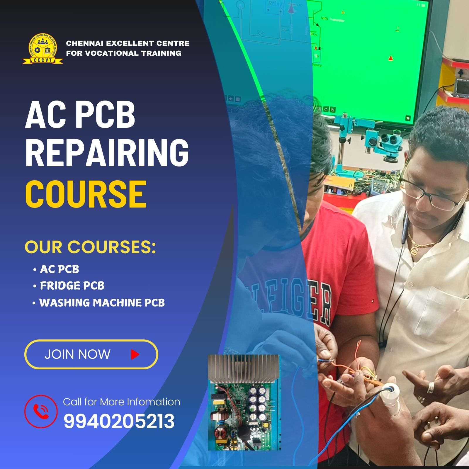 AC PCB Repairing Course in Purulia, West Bengal