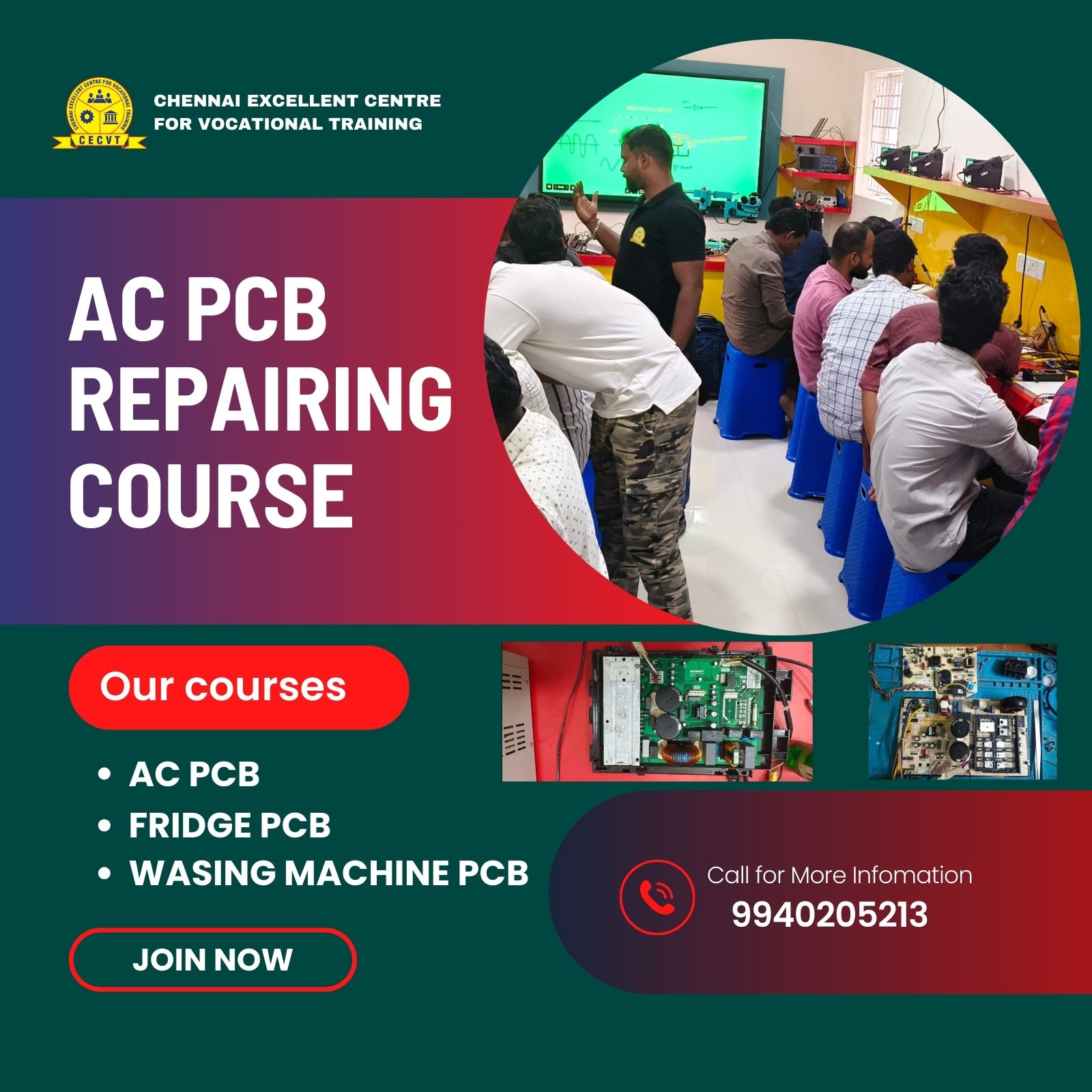 AC PCB Repairing Course in South 24 Parganas, West Bengal