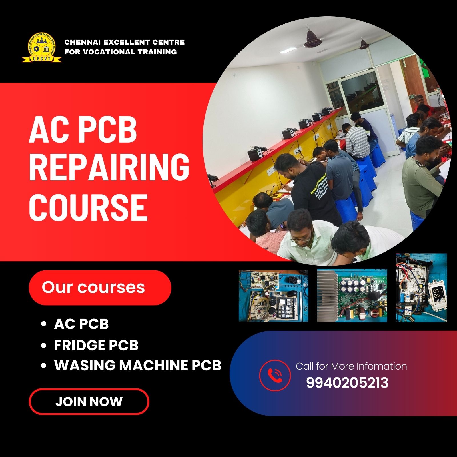 AC PCB Repairing Course in South 24 Parganas, West Bengal