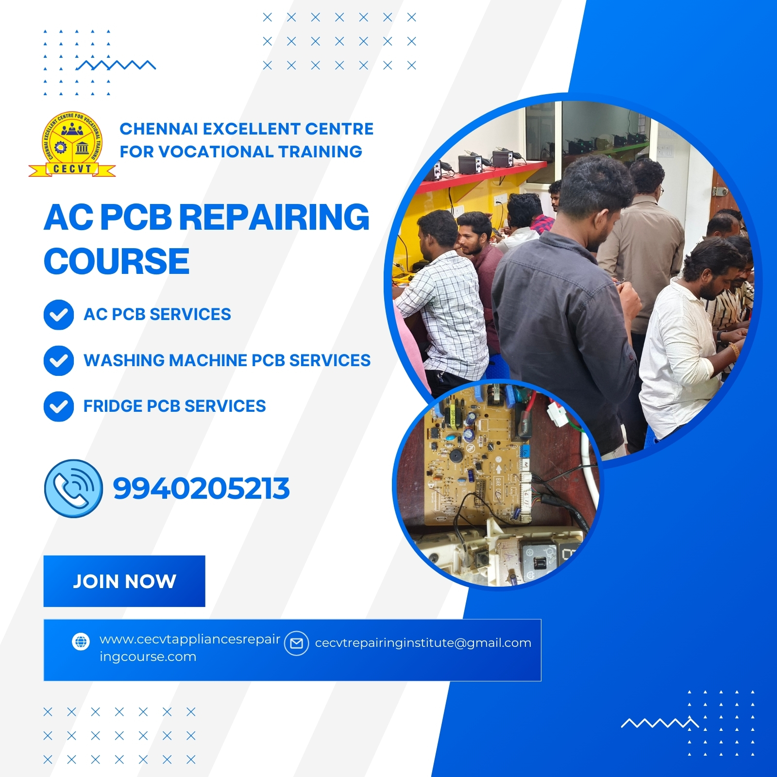 AC PCB Repairing Course in Nadia, West Bengal