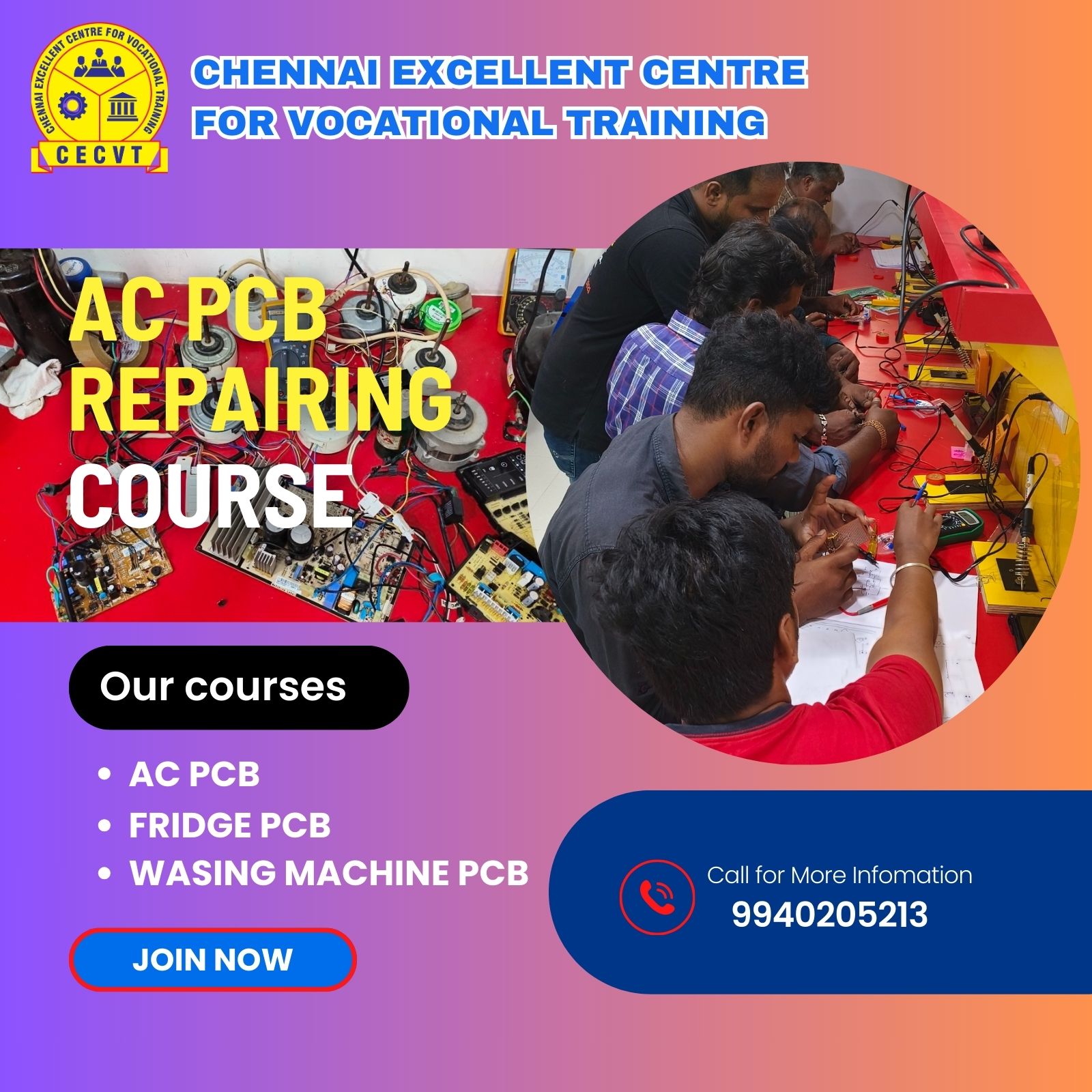 AC PCB Repairing Course in Almora, Uttarakhand