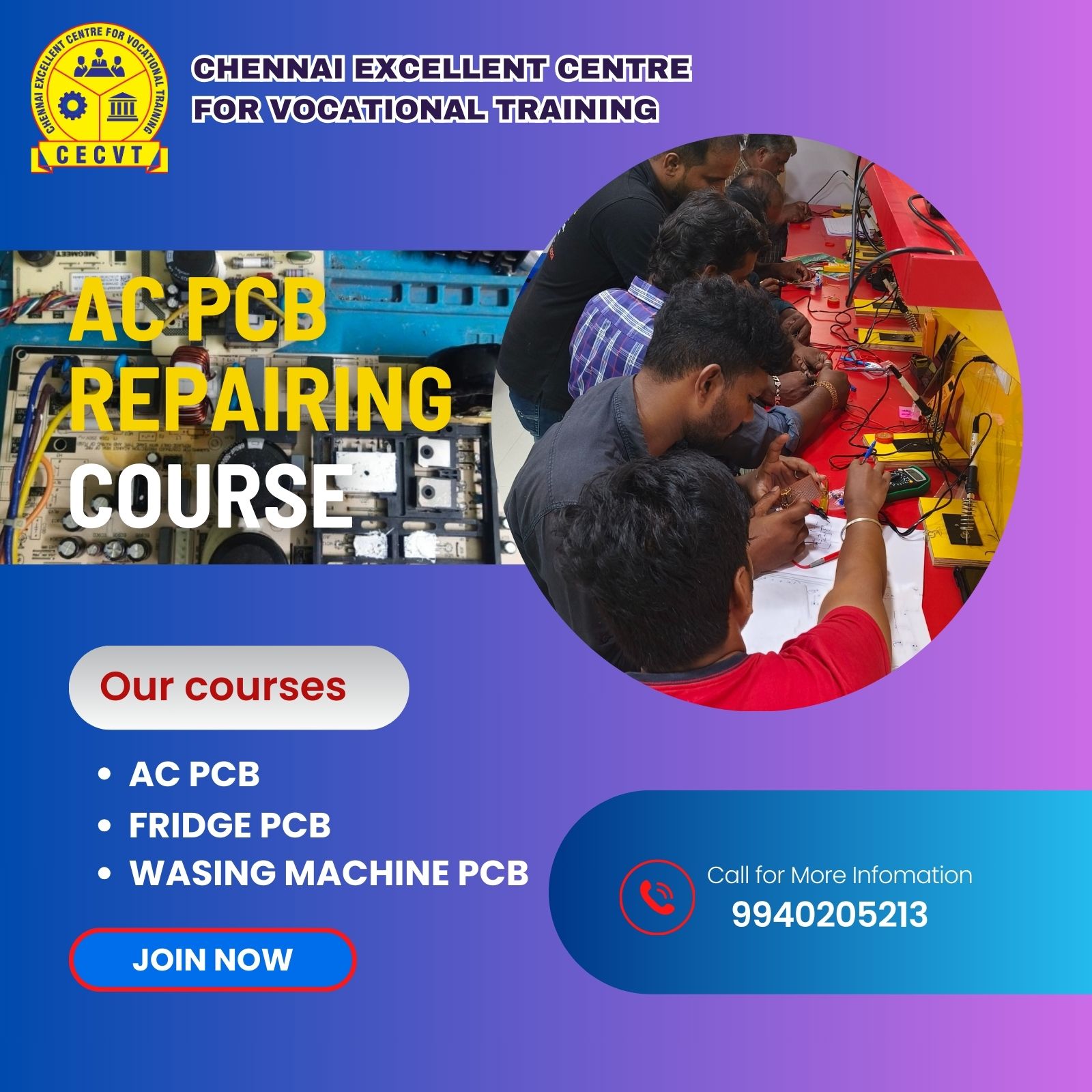 AC PCB Repairing Course in Bageshwar, Uttarakhand