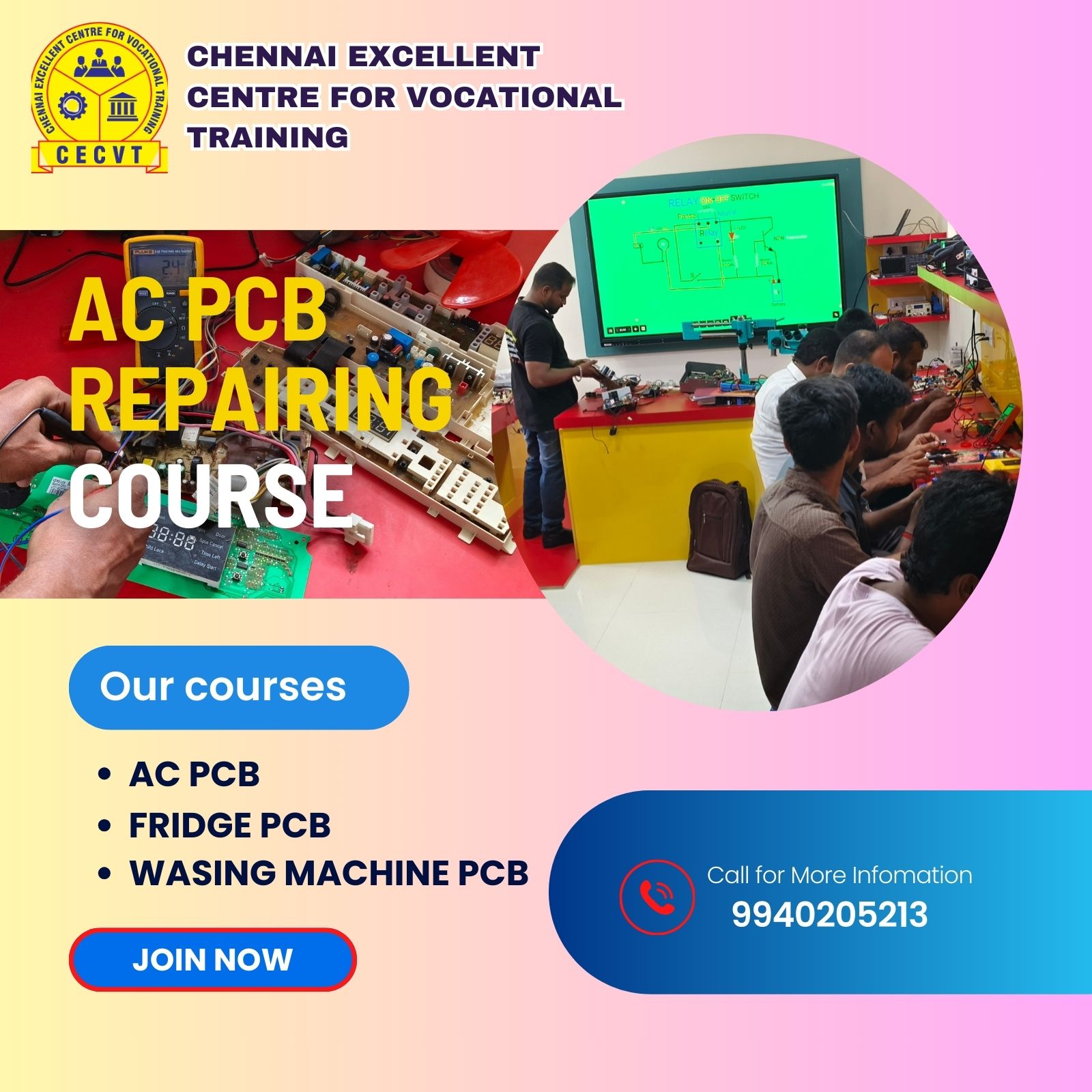 AC PCB Repairing Course in Bageshwar, Uttarakhand