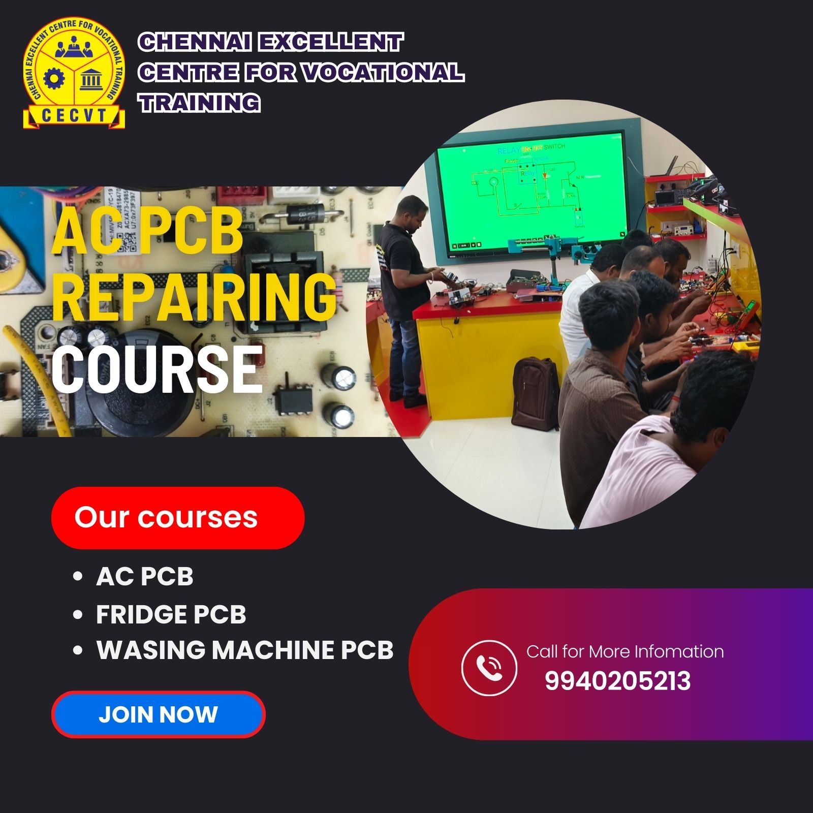AC PCB Repairing Course in Champawat, Uttarakhand
