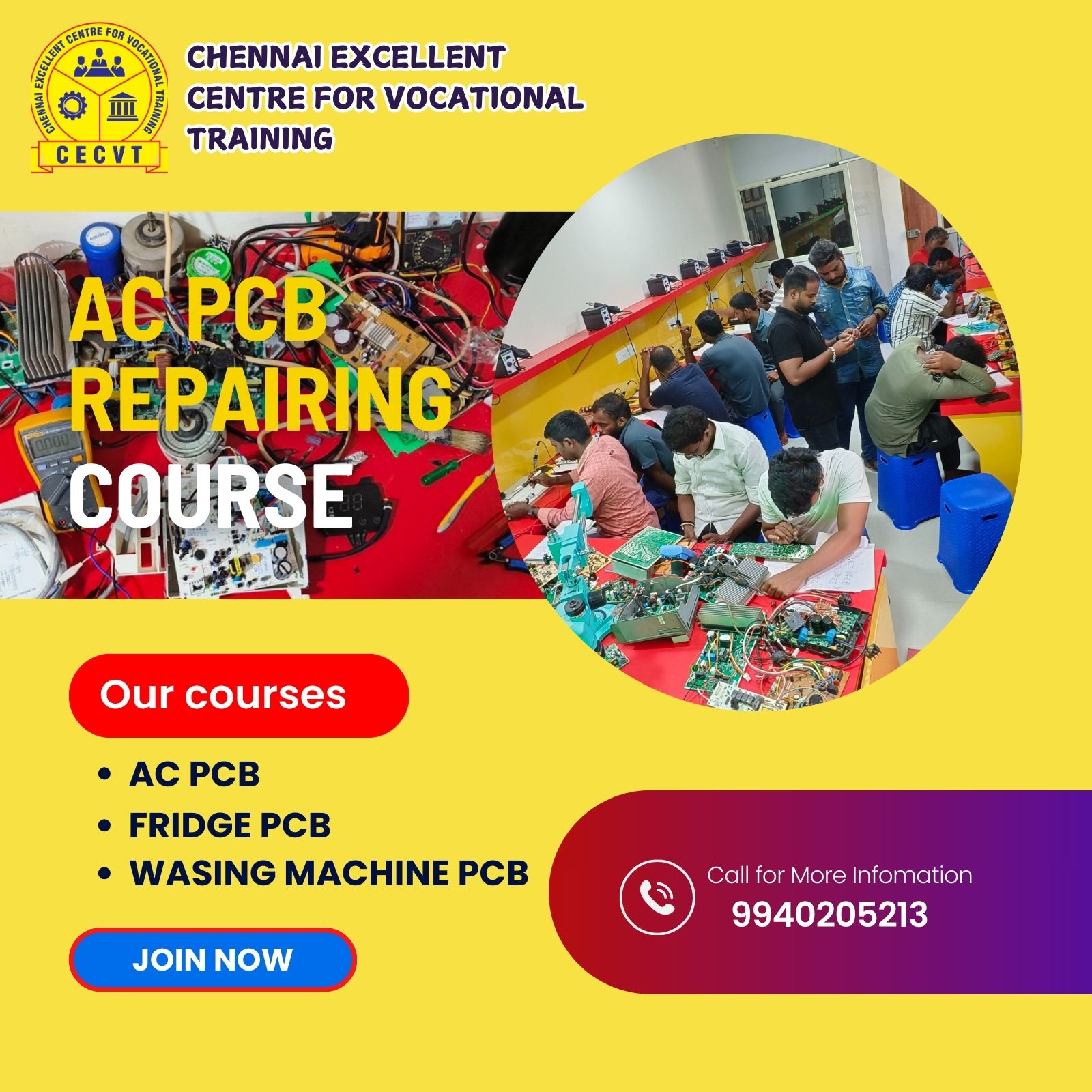 AC PCB Repairing Course in Champawat, Uttarakhand
