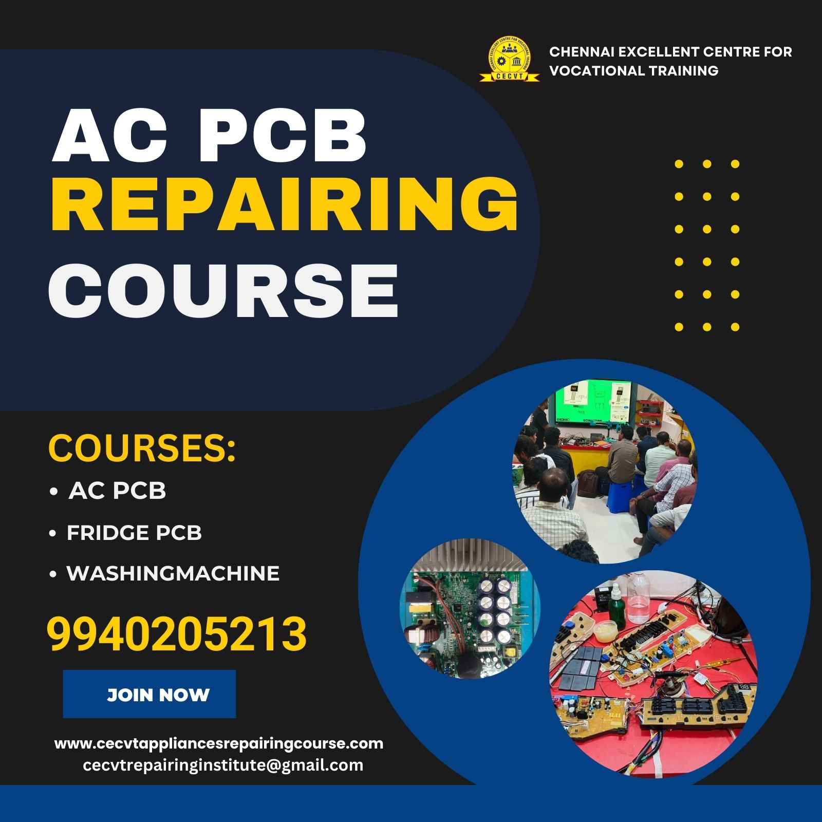 AC PCB Repairing Course in Chamoli, Uttarakhand