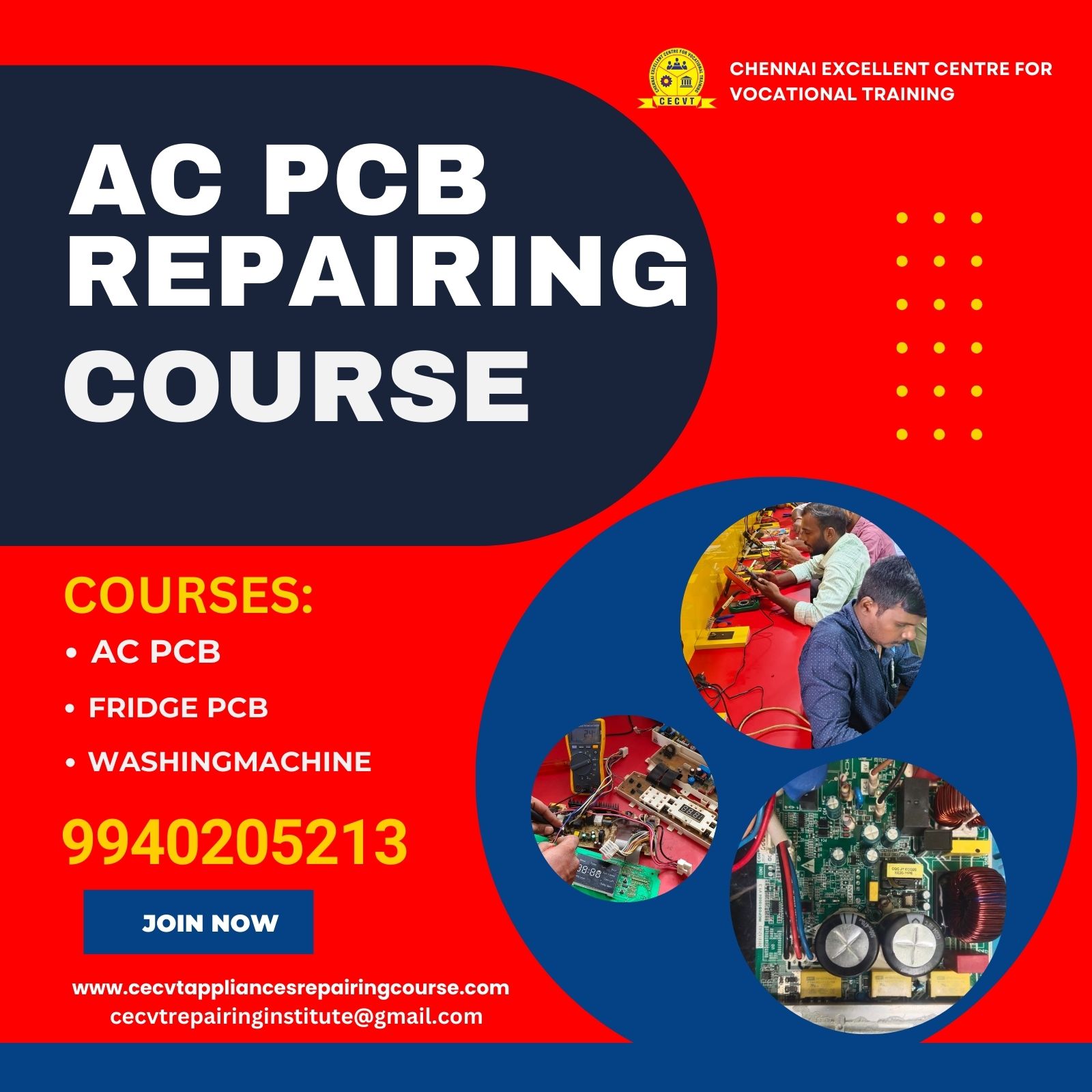 AC PCB Repairing Course in Chamoli, Uttarakhand