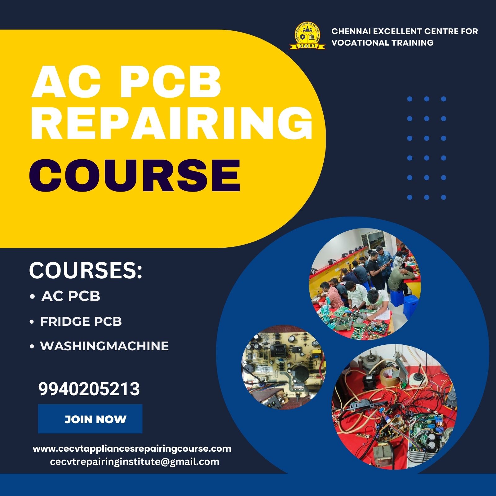 AC PCB Repairing Course in Chamoli, Uttarakhand