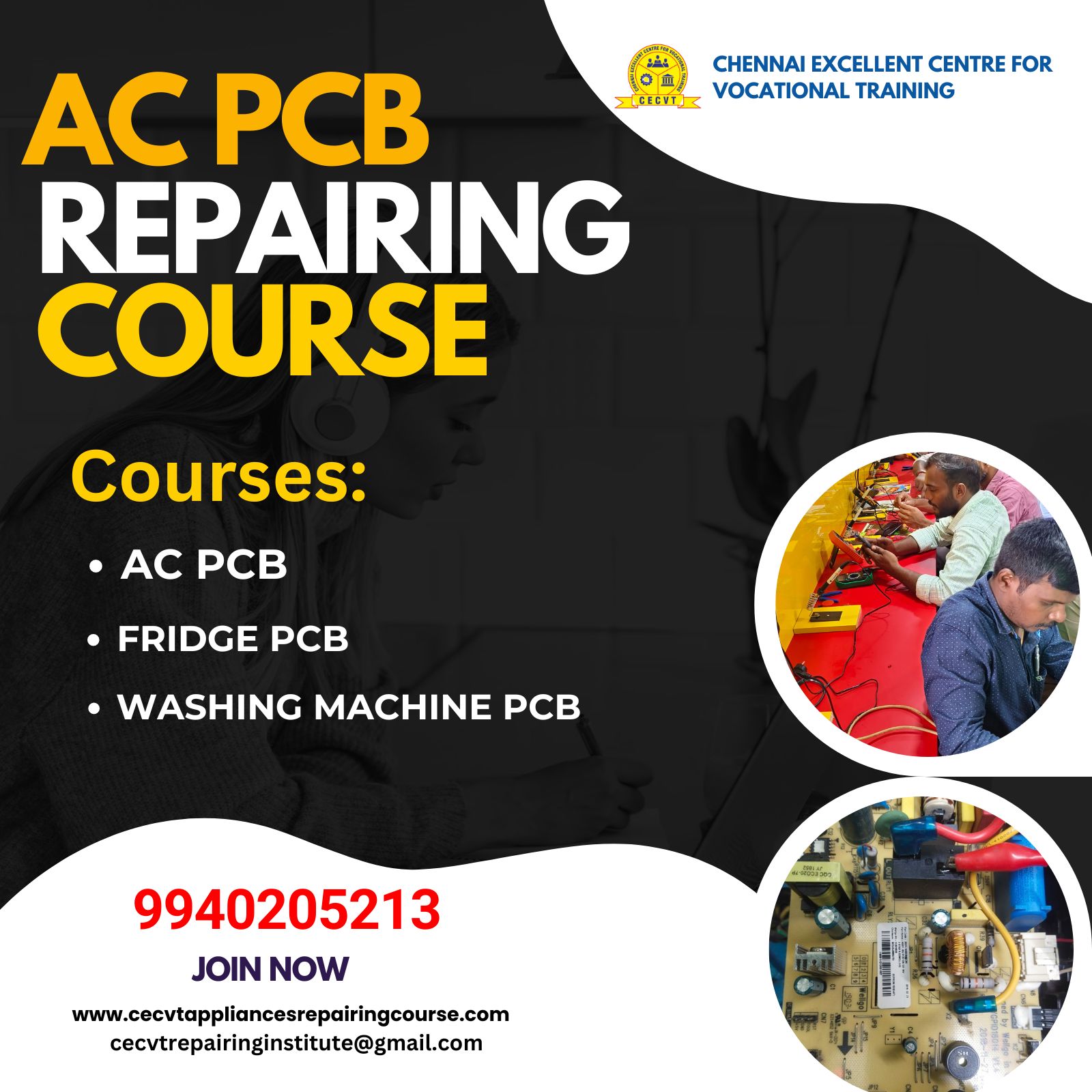 AC PCB Repairing Course in Dehradun