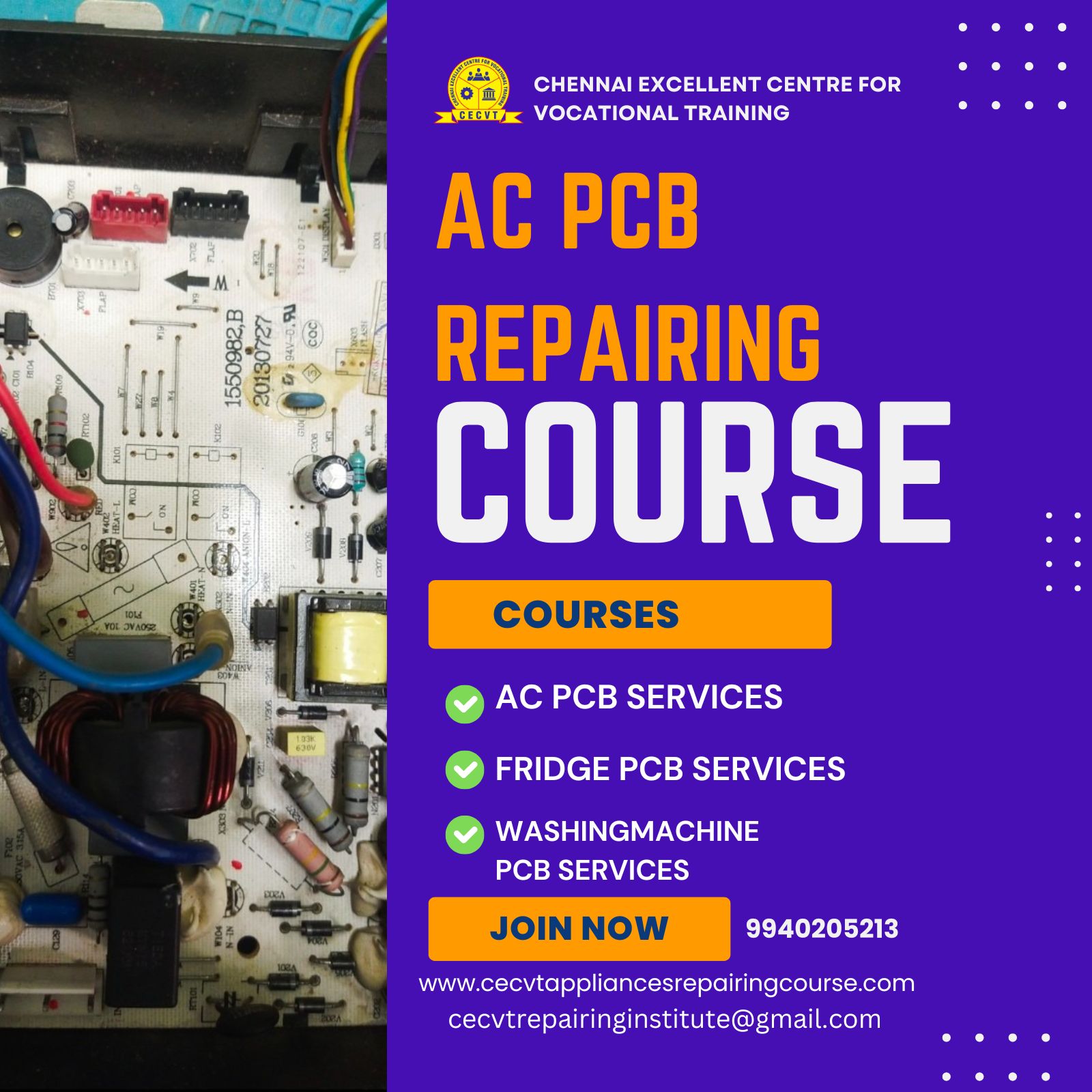 AC PCB Repairing Course in Nainital