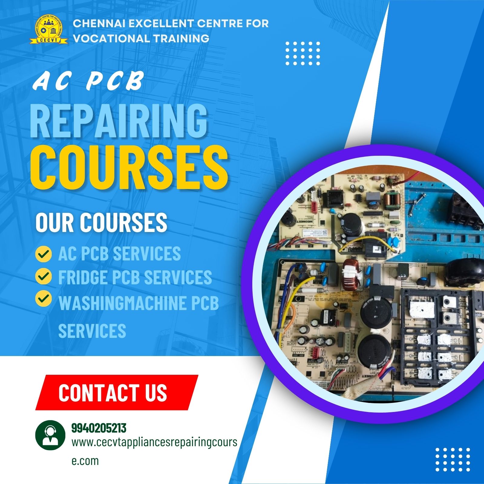 AC PCB Repairing Course in Nainital