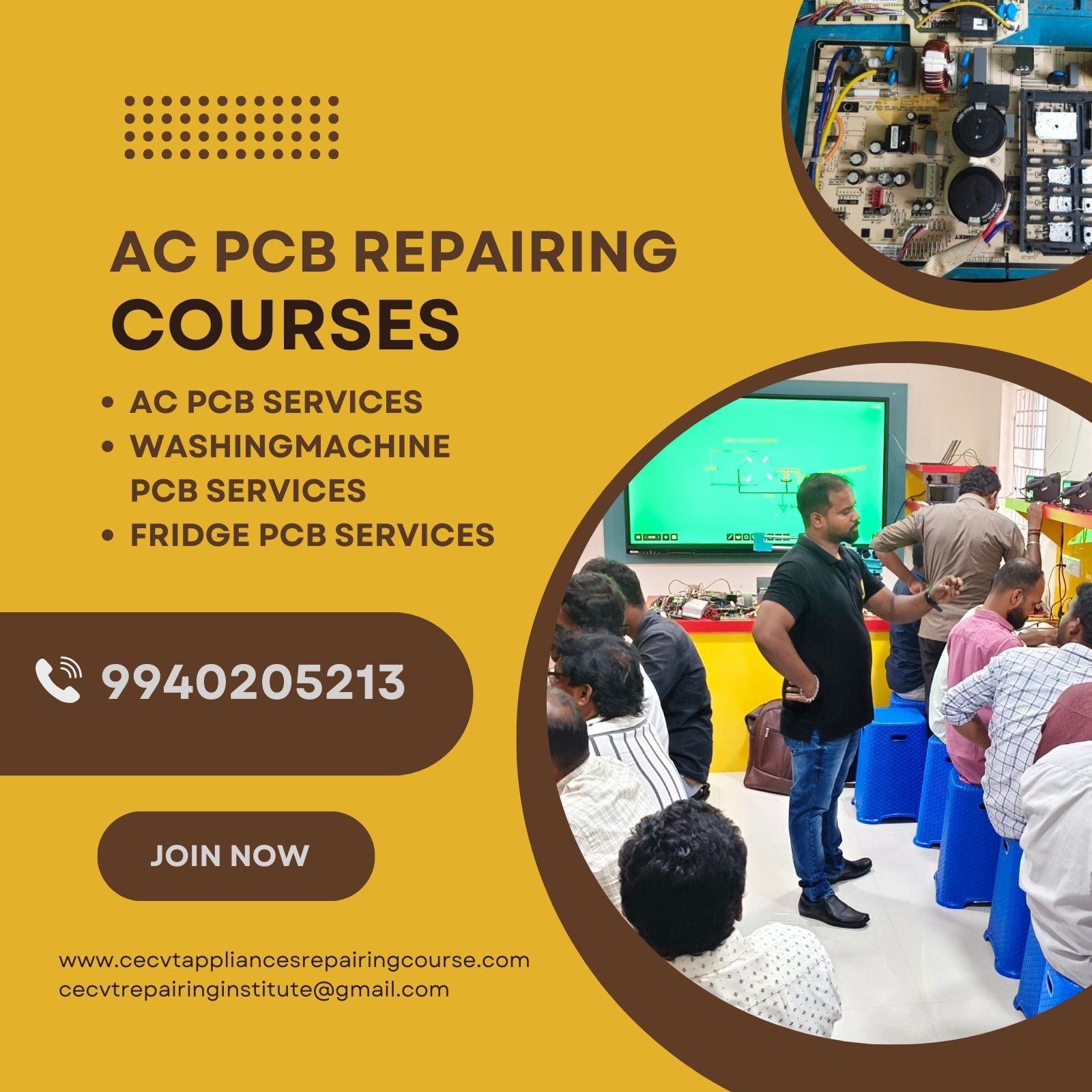 AC PCB Repairing Course in Paschim Medinipur, West Bengal