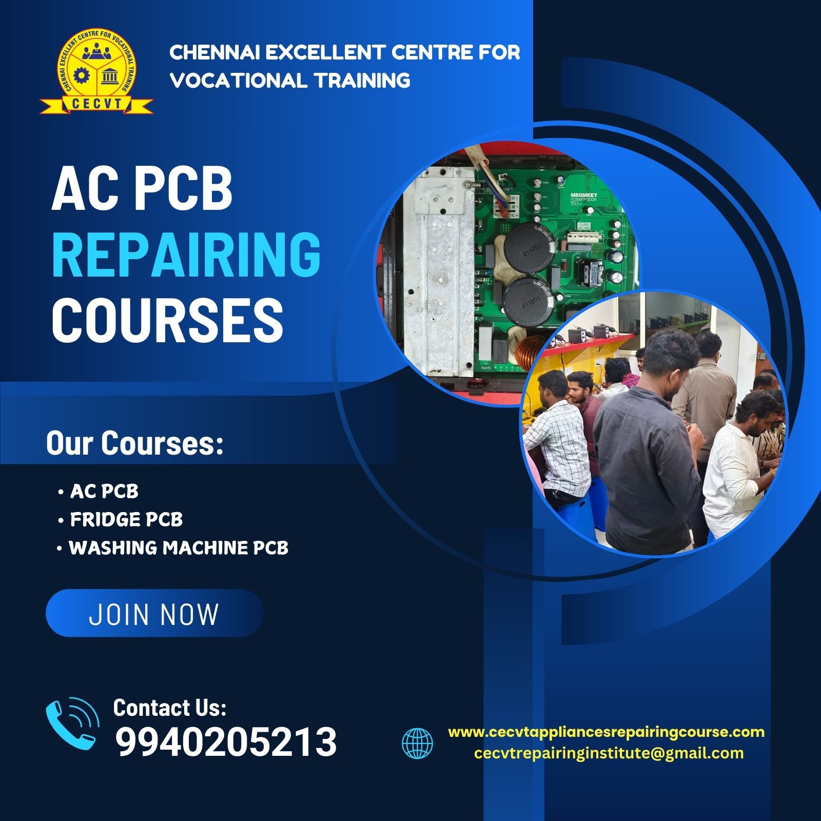 AC PCB Repairing Course in Rudraprayag, Uttarakhand