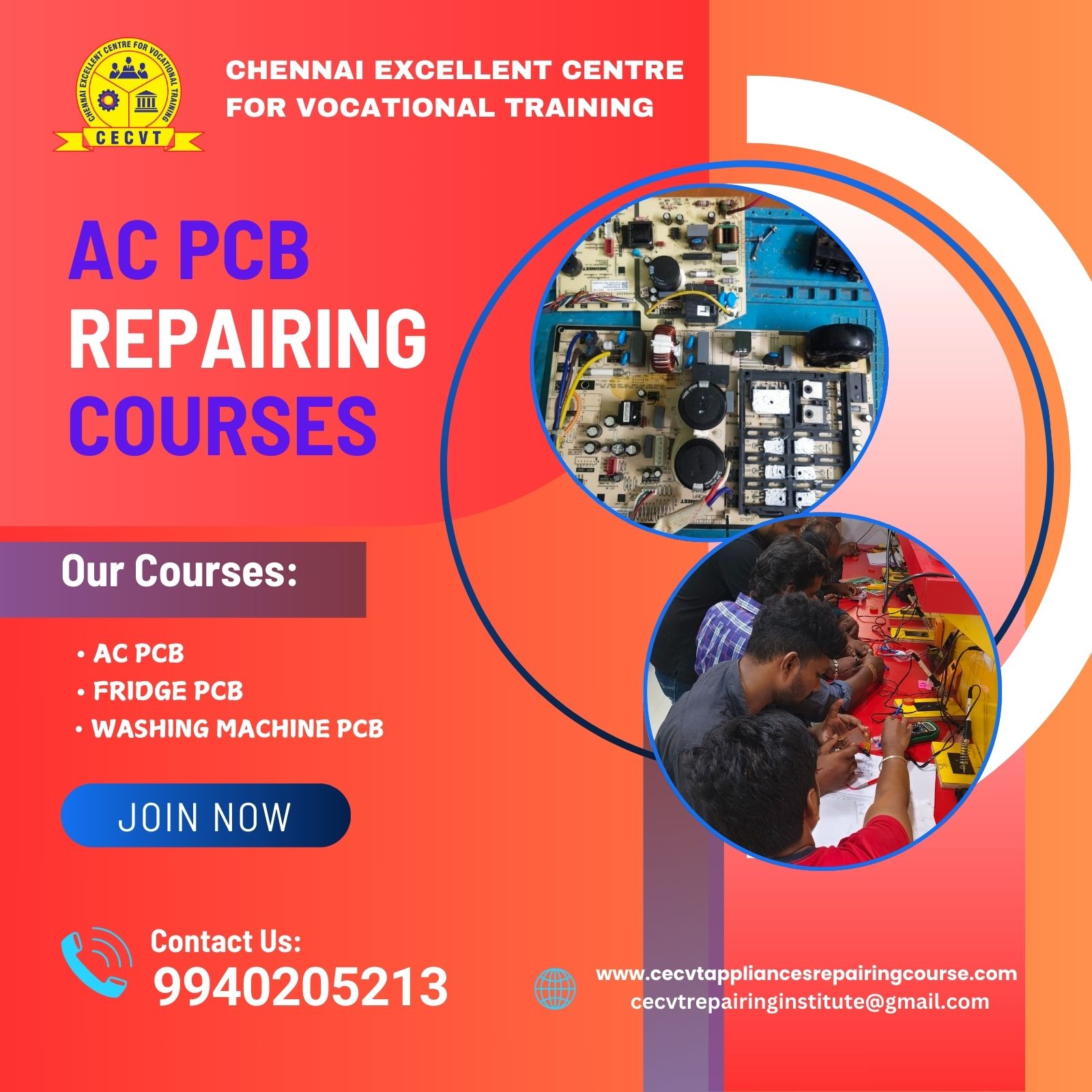 AC PCB Repairing Course in Rudraprayag, Uttarakhand