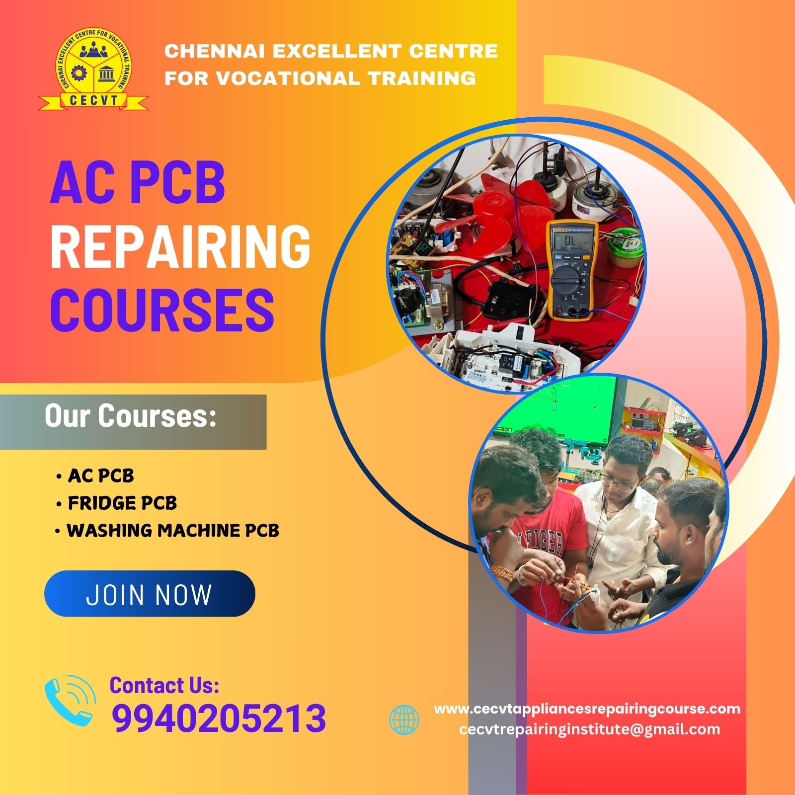 AC PCB Repairing Course in Rudraprayag, Uttarakhand