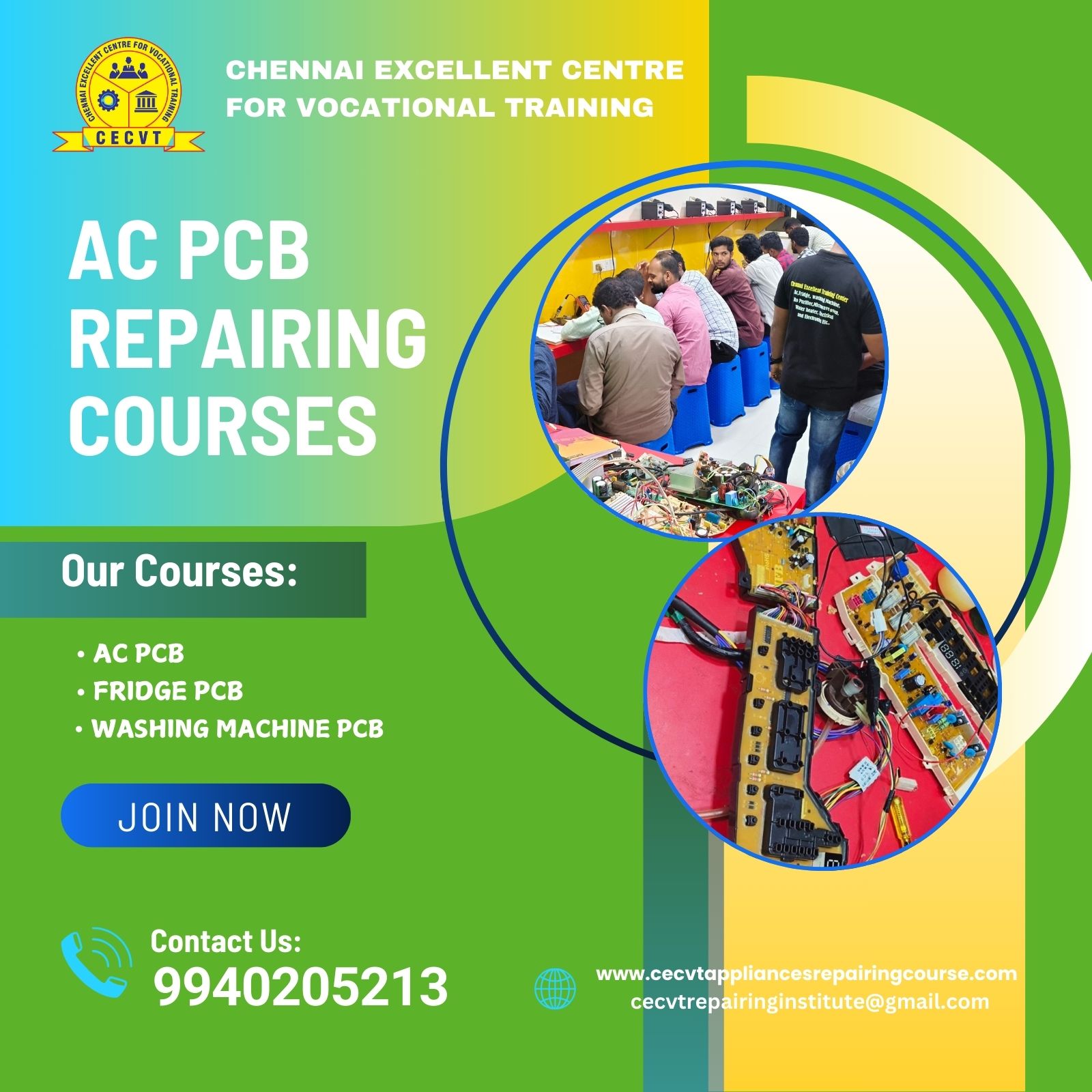 AC PCB Repairing Course in Rudraprayag, Uttarakhand