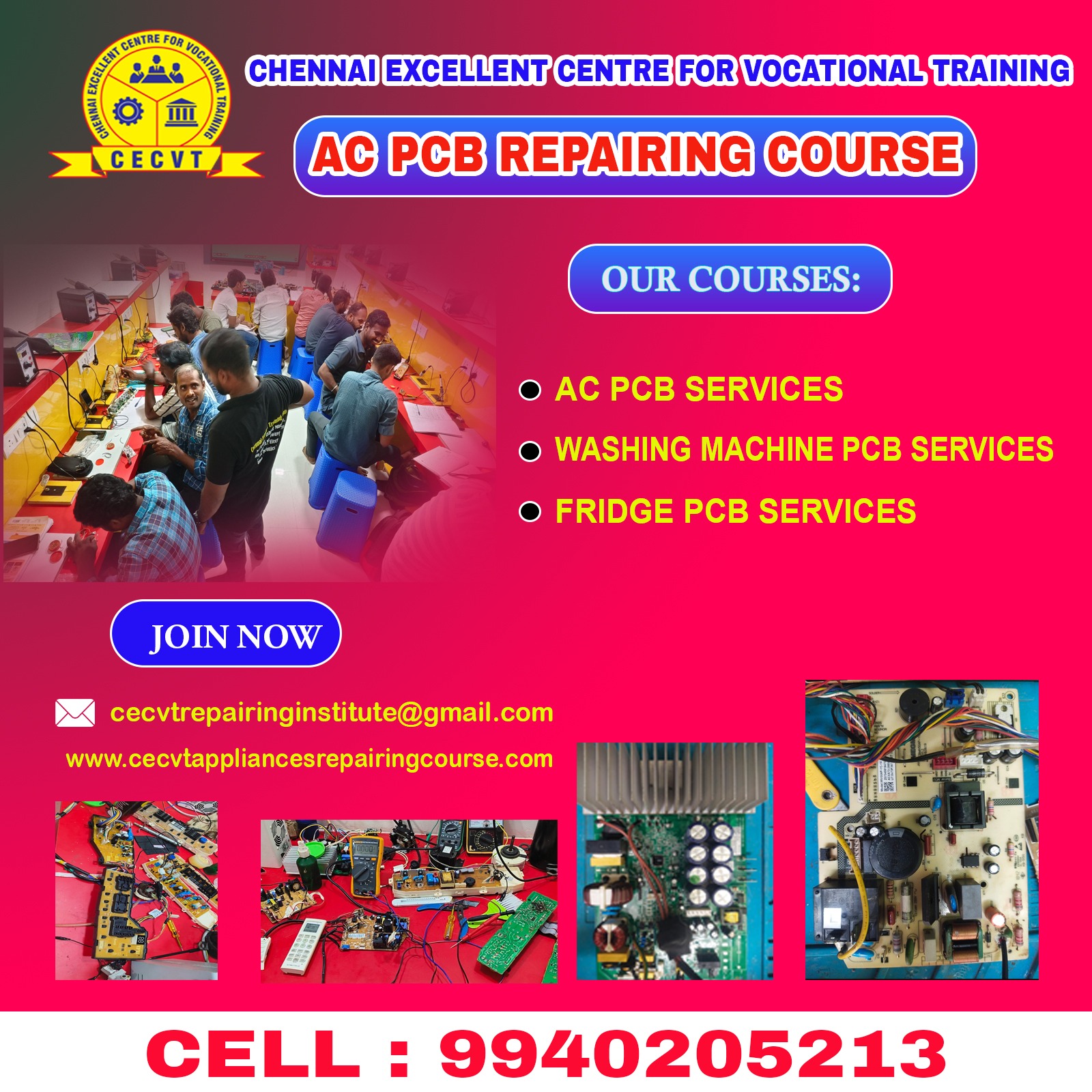 AC PCB Repairing Course in Udham Singh Nagar, Uttarakhand