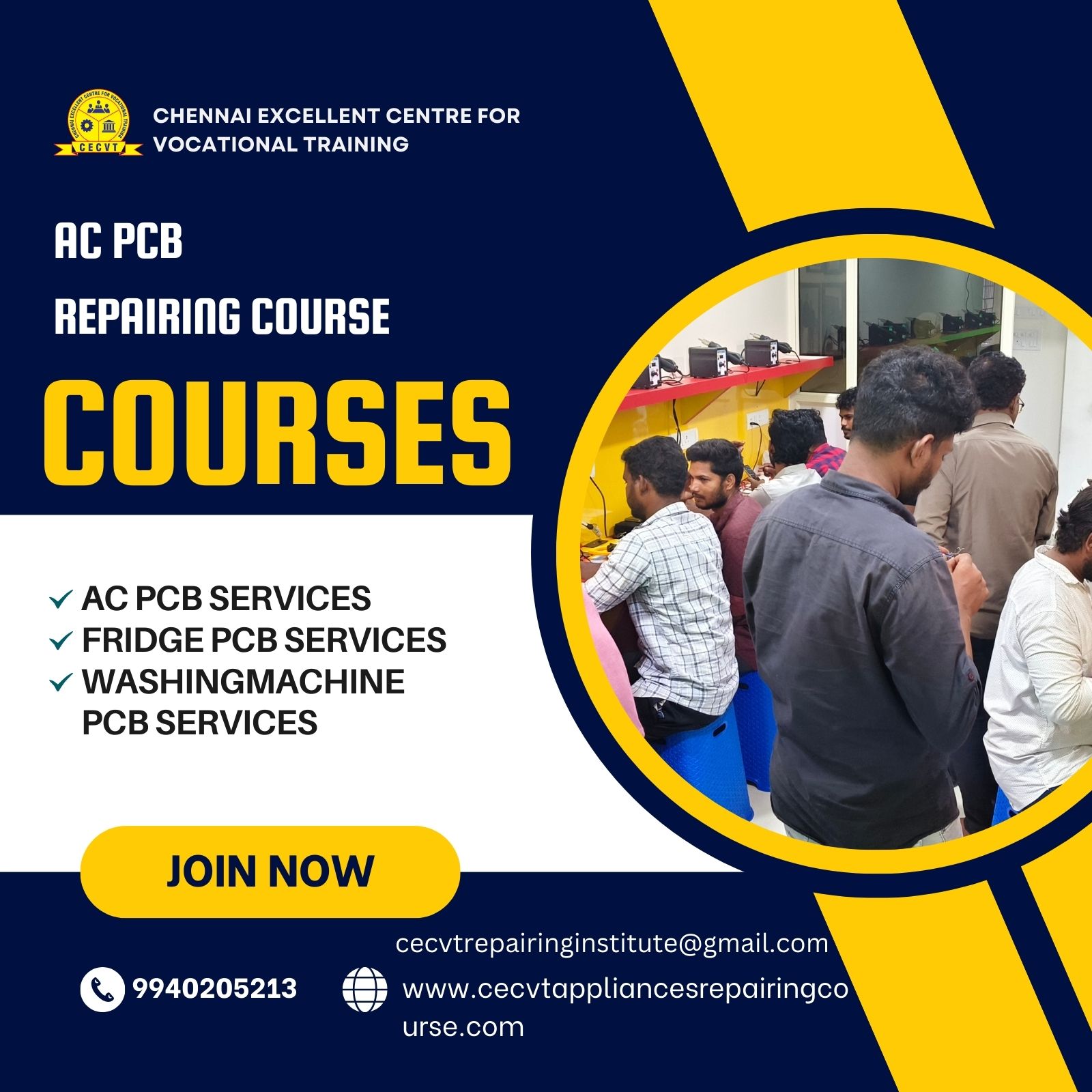 AC PCB Repairing Course in Udham Singh Nagar, Uttarakhand