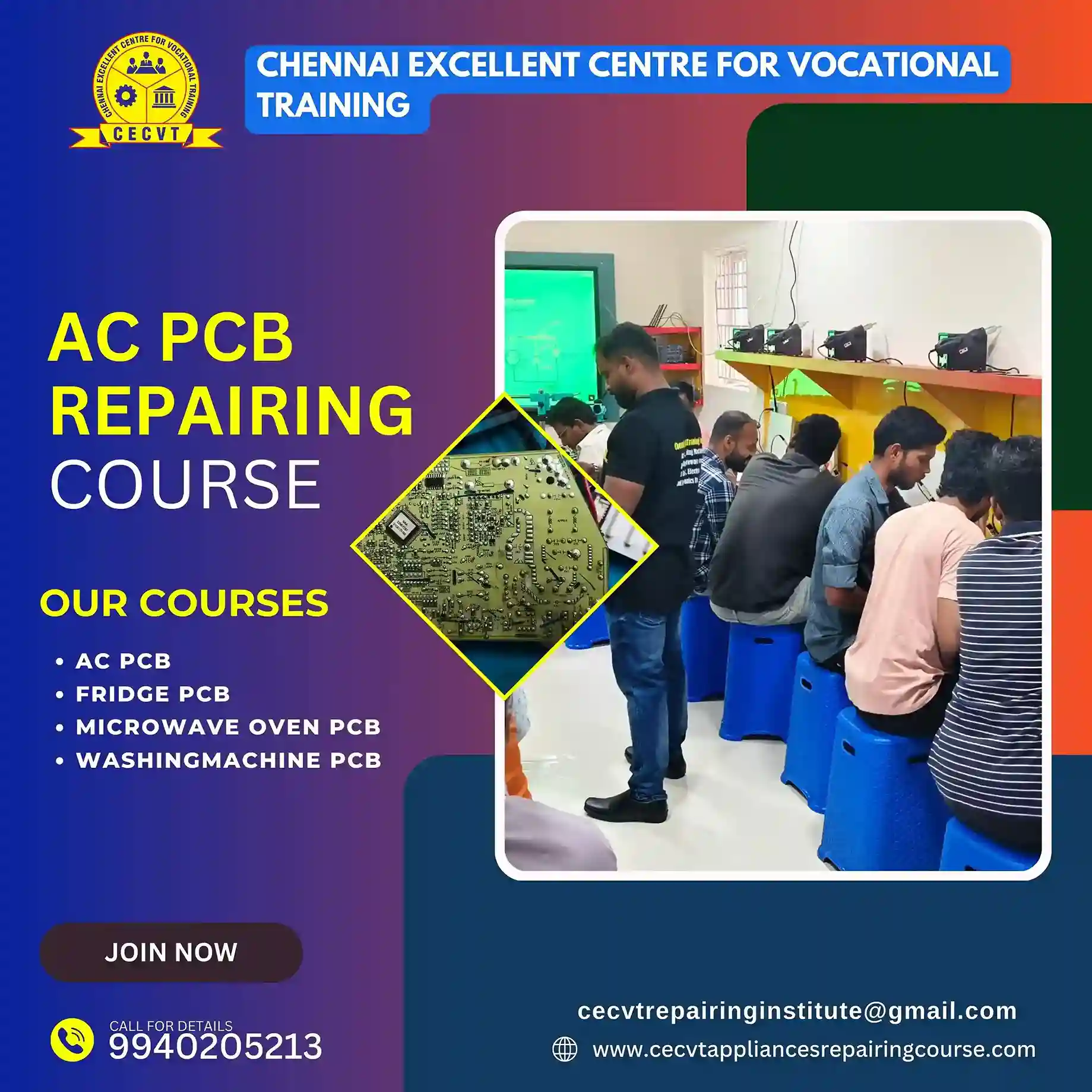AC PCB Repairing Course in Jodhpur, Rajasthan