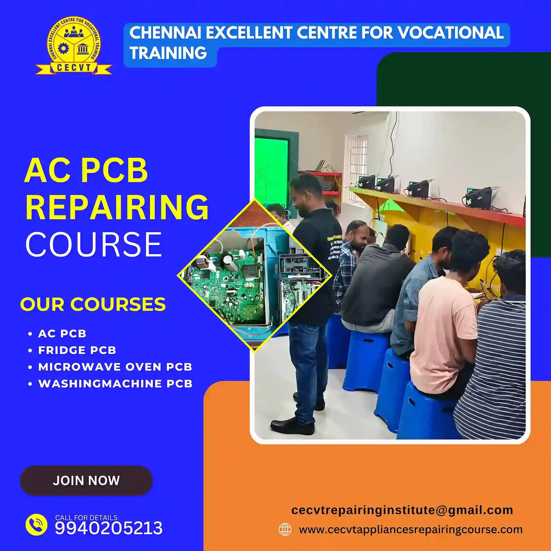 AC PCB Repairing Course in Jodhpur, Rajasthan