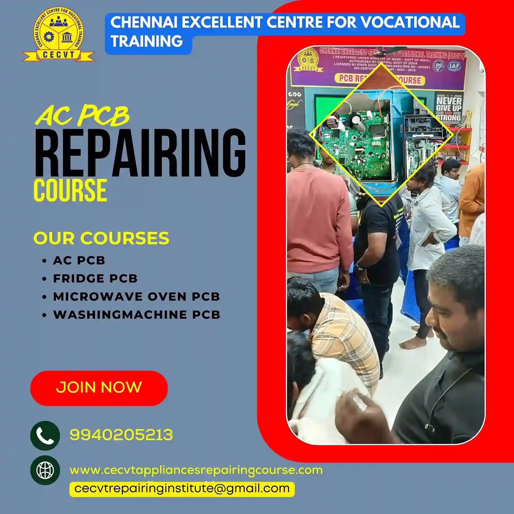 AC PCB Repairing Course in Vijayanagara, Karnataka