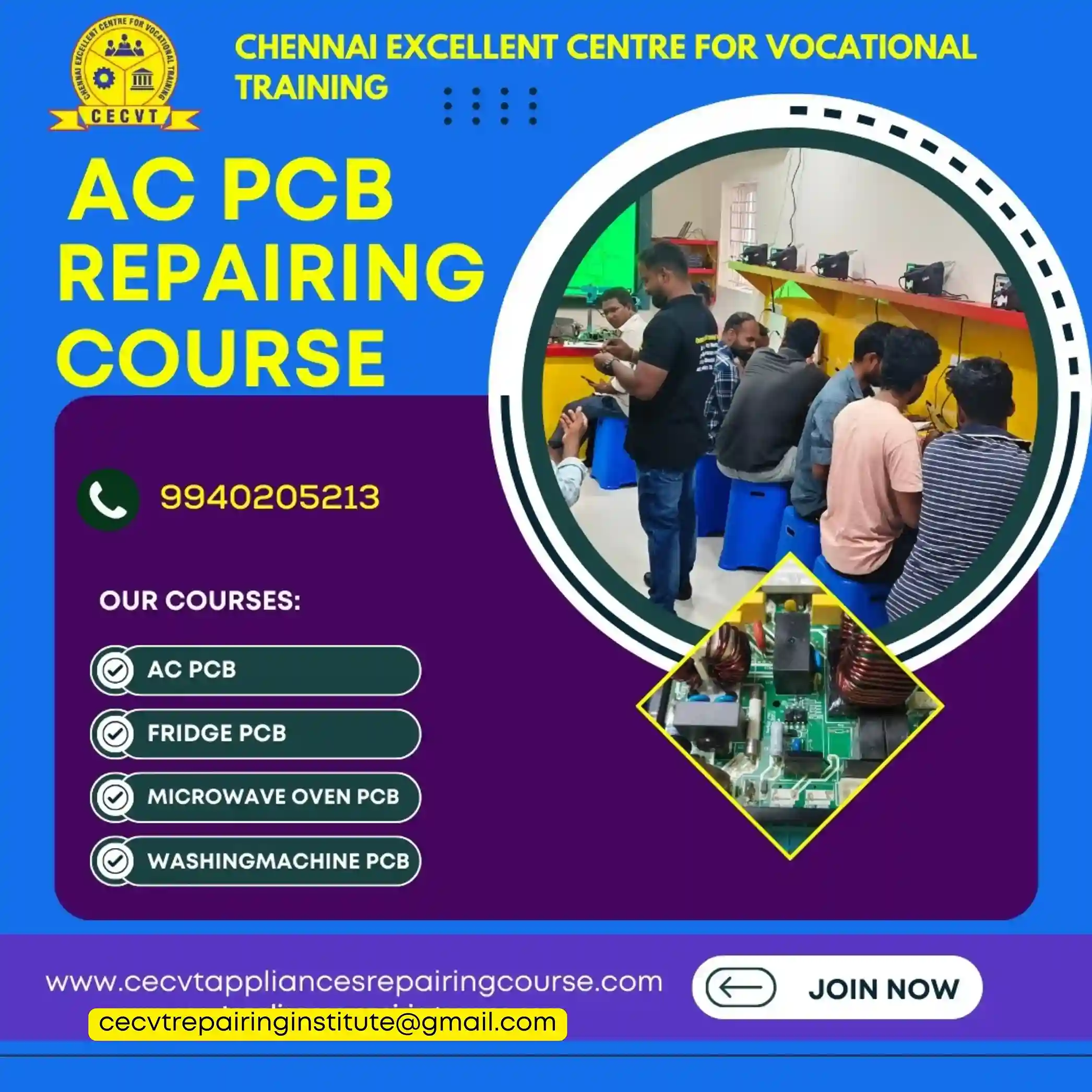 AC PCB Repairing Course in Karauli, Rajasthan