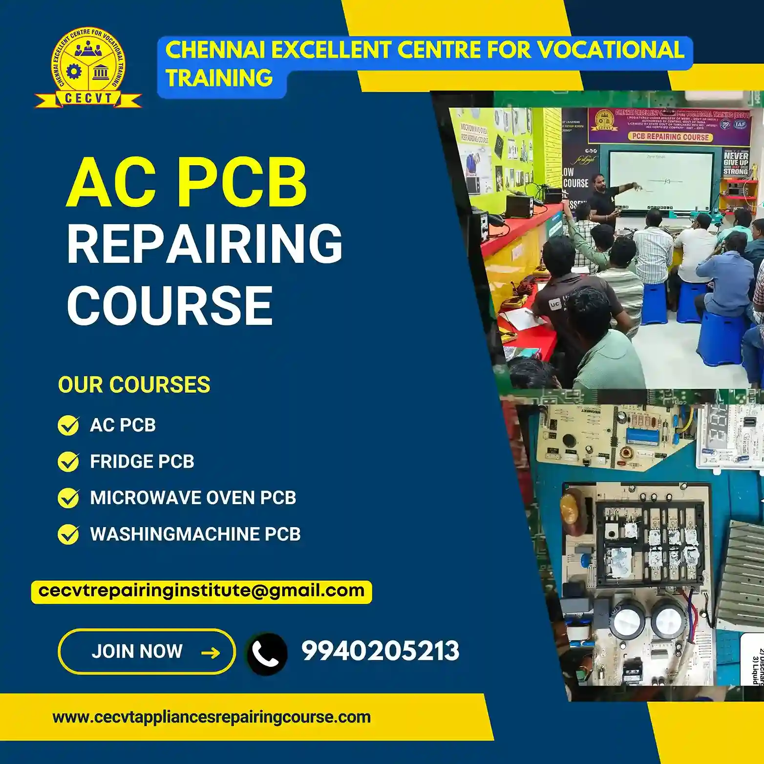 AC PCB Repairing Course in Yadagiri, Karnataka