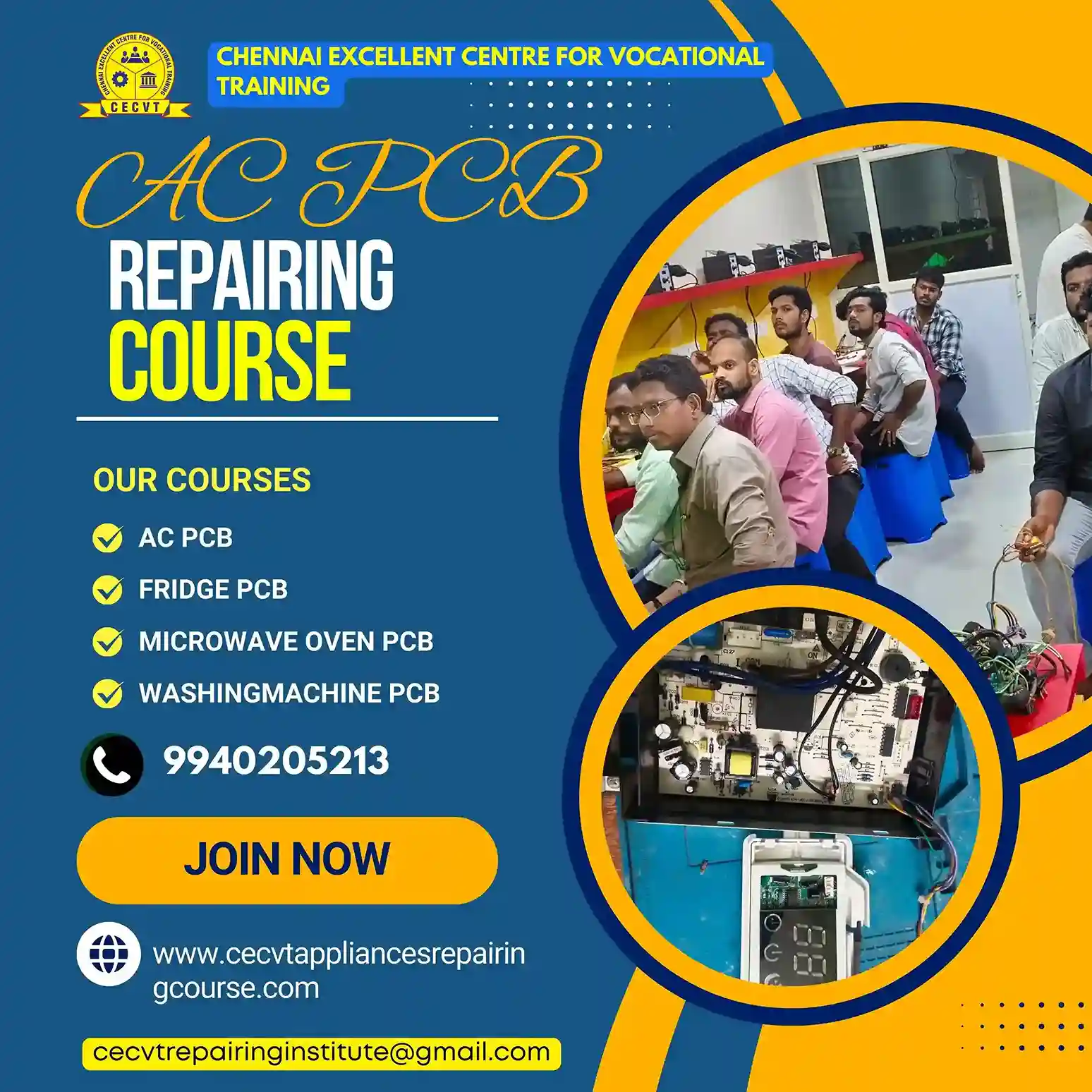 AC PCB Repairing Course in Yadagiri, Karnataka