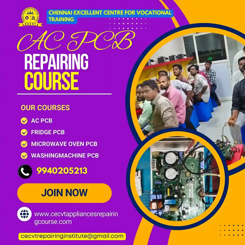 AC PCB Repairing Course in Khairthal–Tijara, Rajasthan