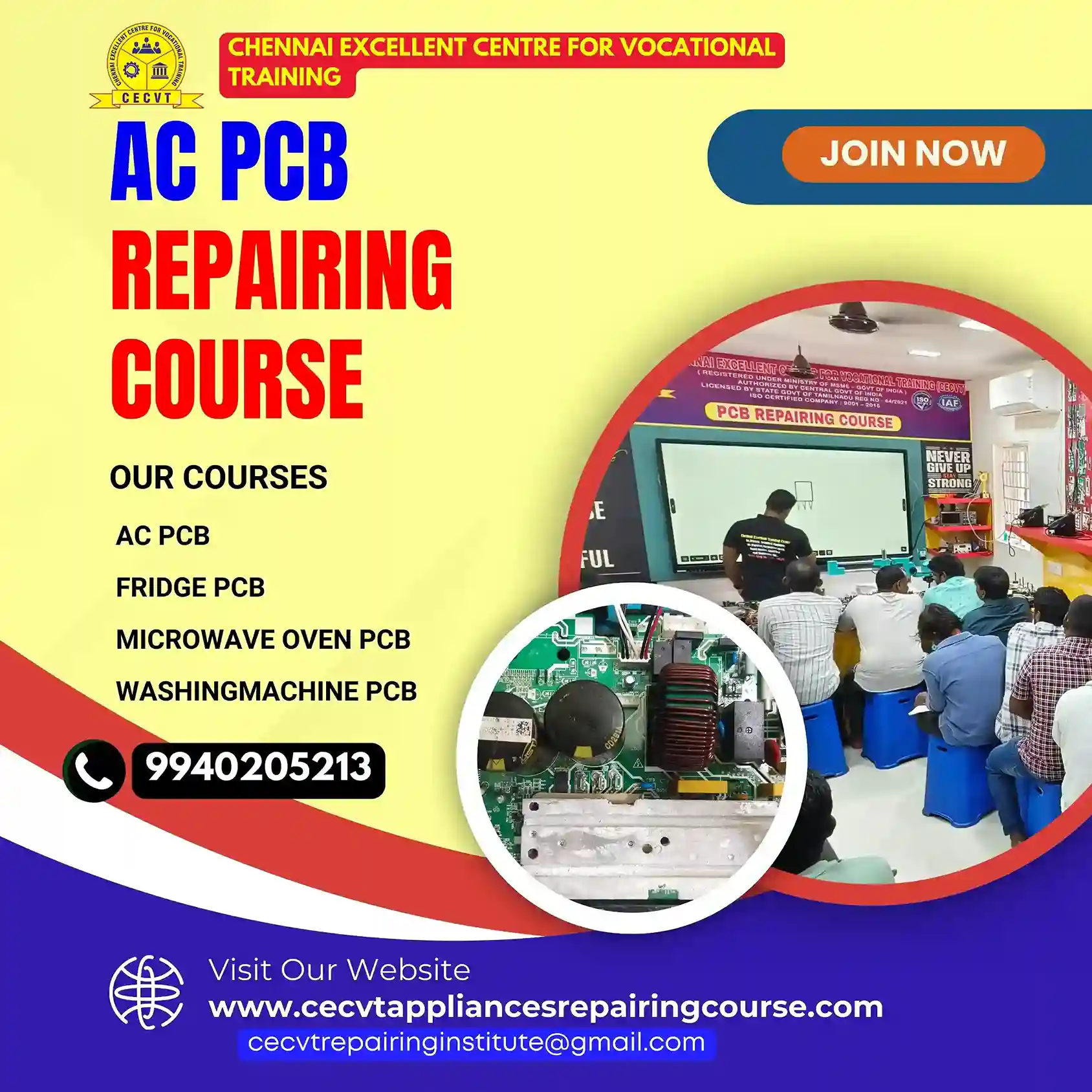 AC PCB Repairing Course in Kotputli-Behror, Rajasthan