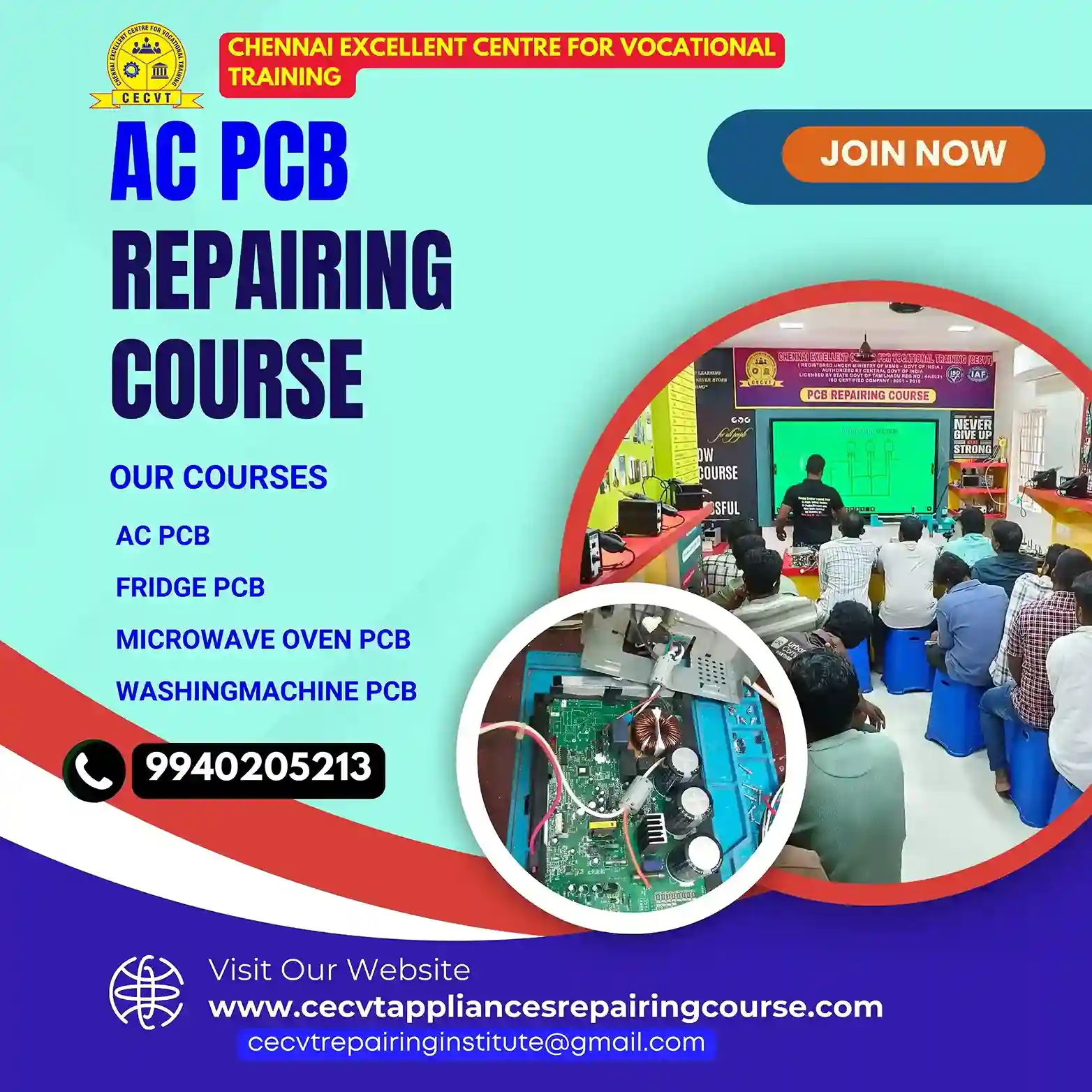 AC PCB Repairing Course in Bargarh, Odisha