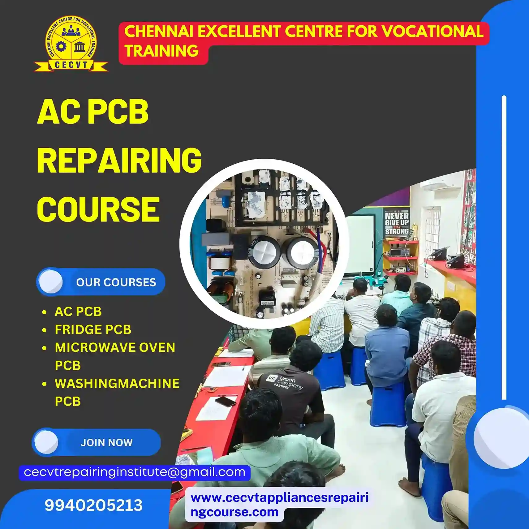 AC PCB Repairing Course in Bargarh, Odisha