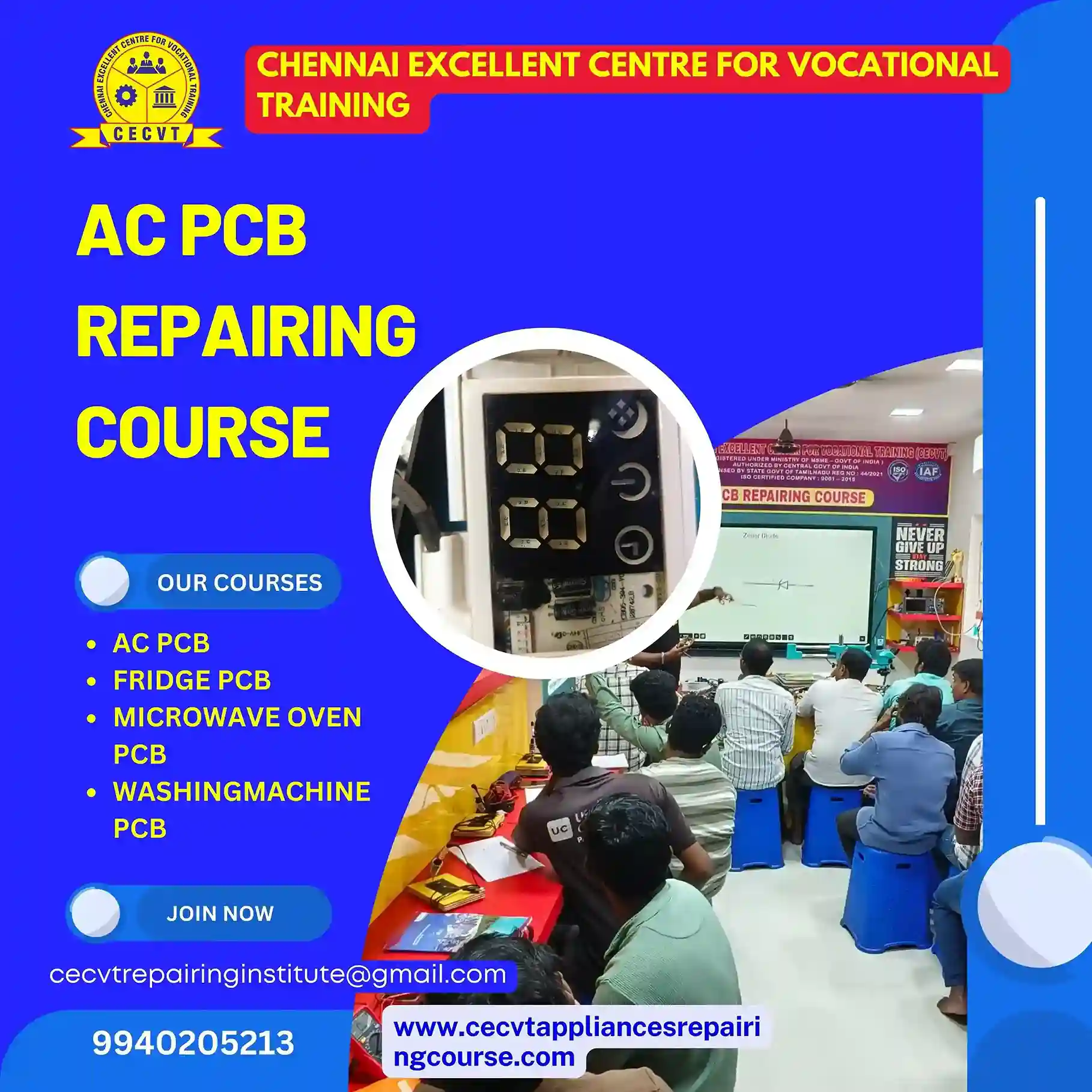 AC PCB Repairing Course in Bargarh, Odisha